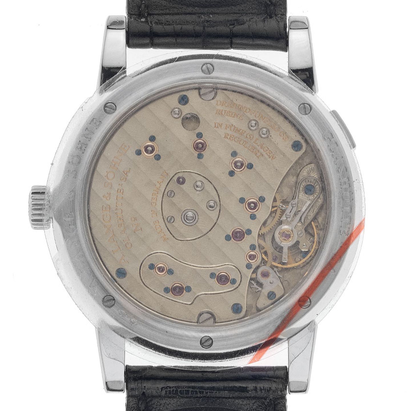 A. Lange & Söhne Lange 1 101.025 (2001) - Zilver wijzerplaat 39mm Platina (6/7)