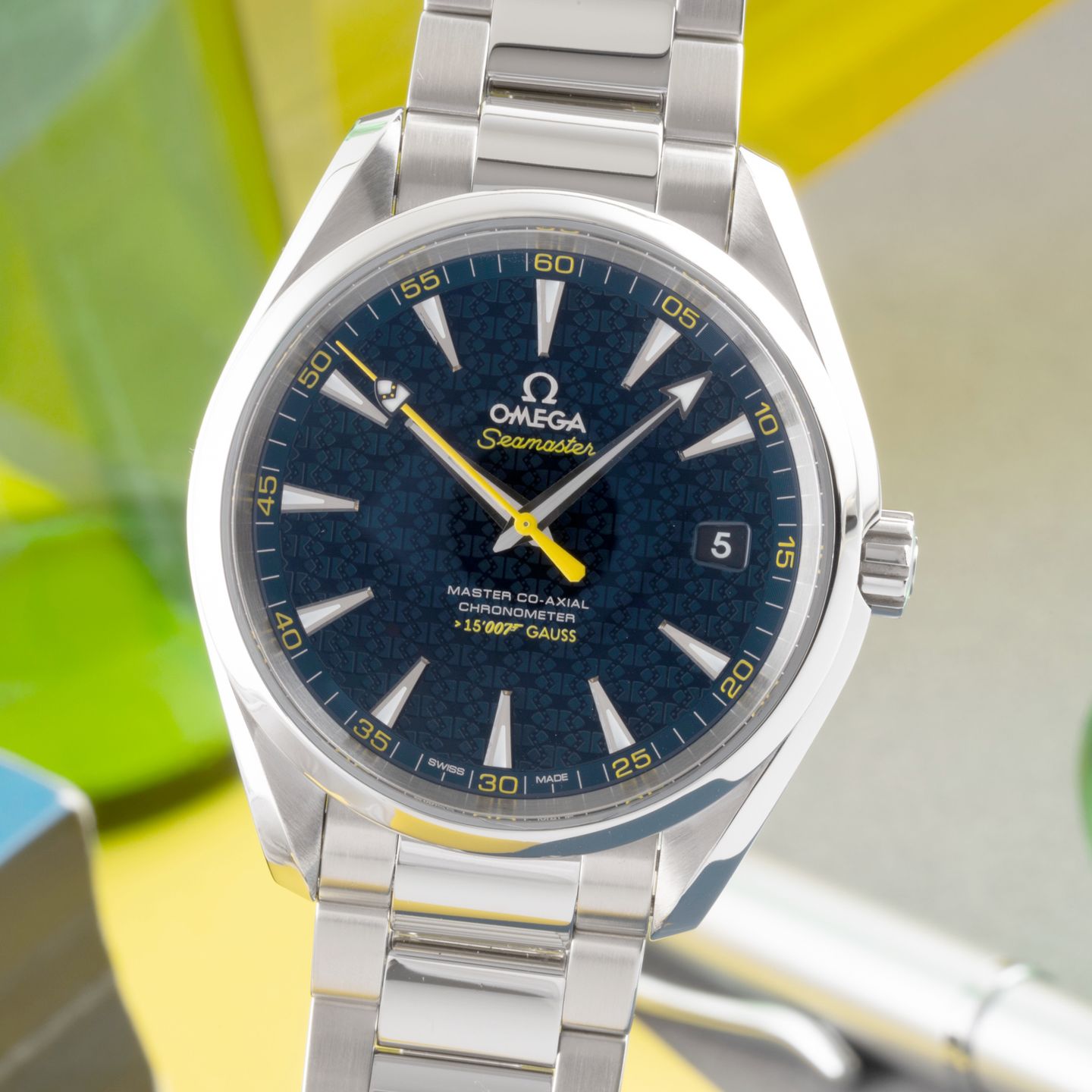 Omega Seamaster Aqua Terra 231.10.42.21.03.004 (Onbekend (willekeurig serienummer)) - Blauw wijzerplaat 42mm Staal (3/8)