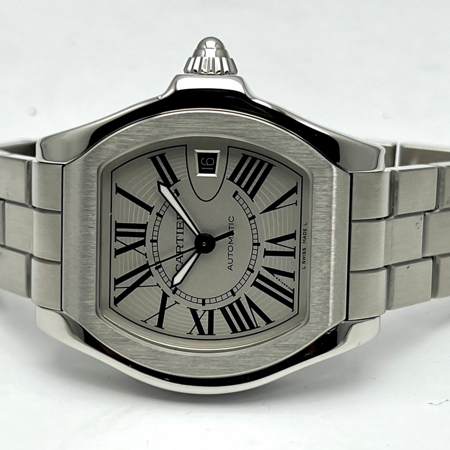 Cartier Roadster 3312 (2010) - Wit wijzerplaat 40mm Staal (2/10)