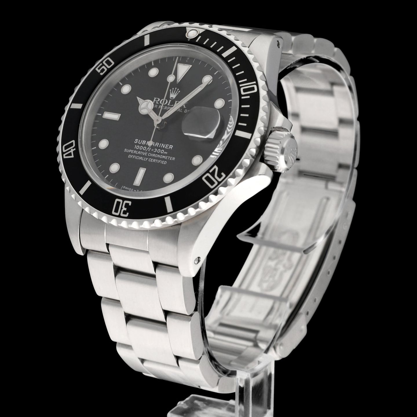 Rolex Submariner Date 168000 (1988) - Zwart wijzerplaat 40mm Staal (5/8)