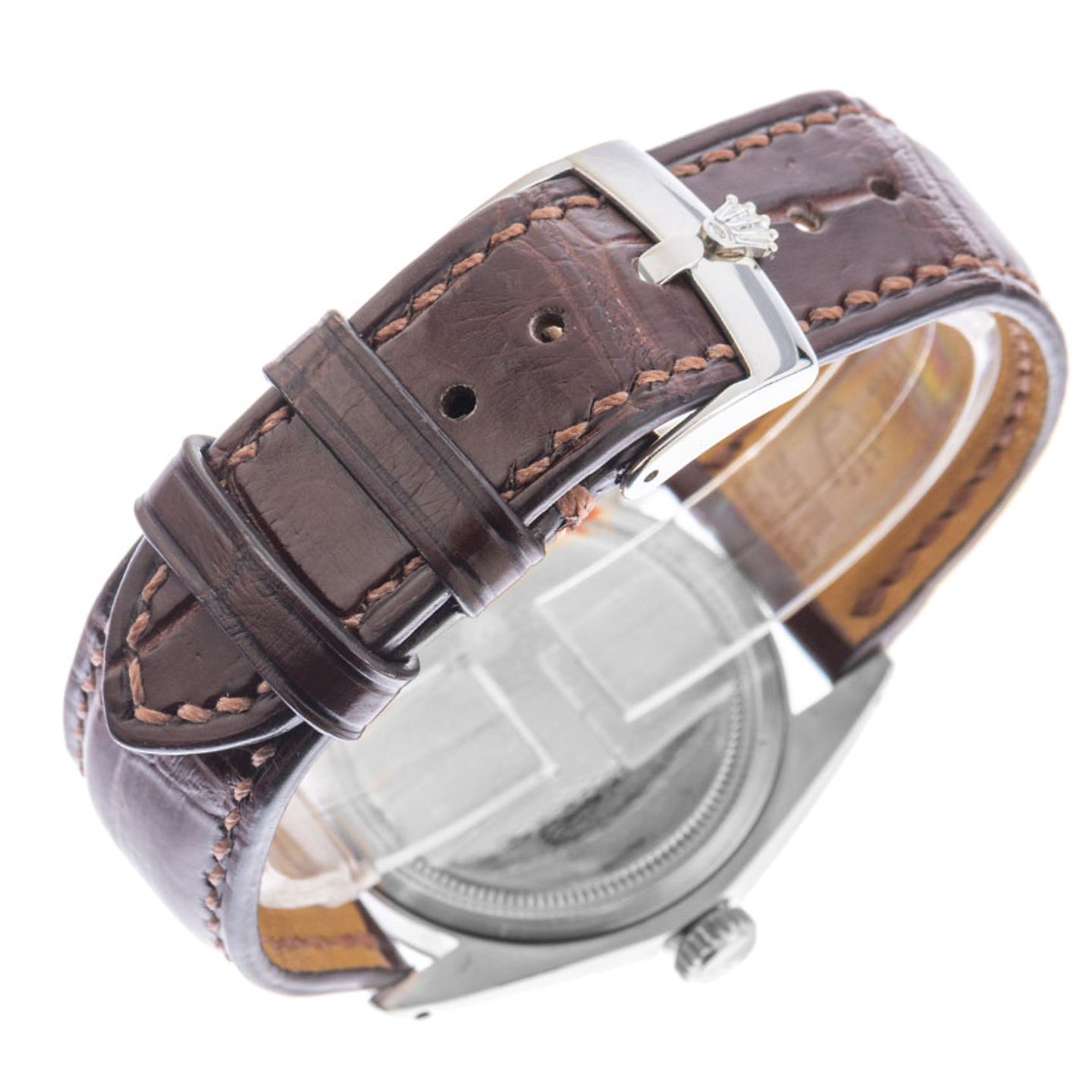 Rolex Oyster Precision 6426 (1972) - Zilver wijzerplaat 34mm Staal (7/8)