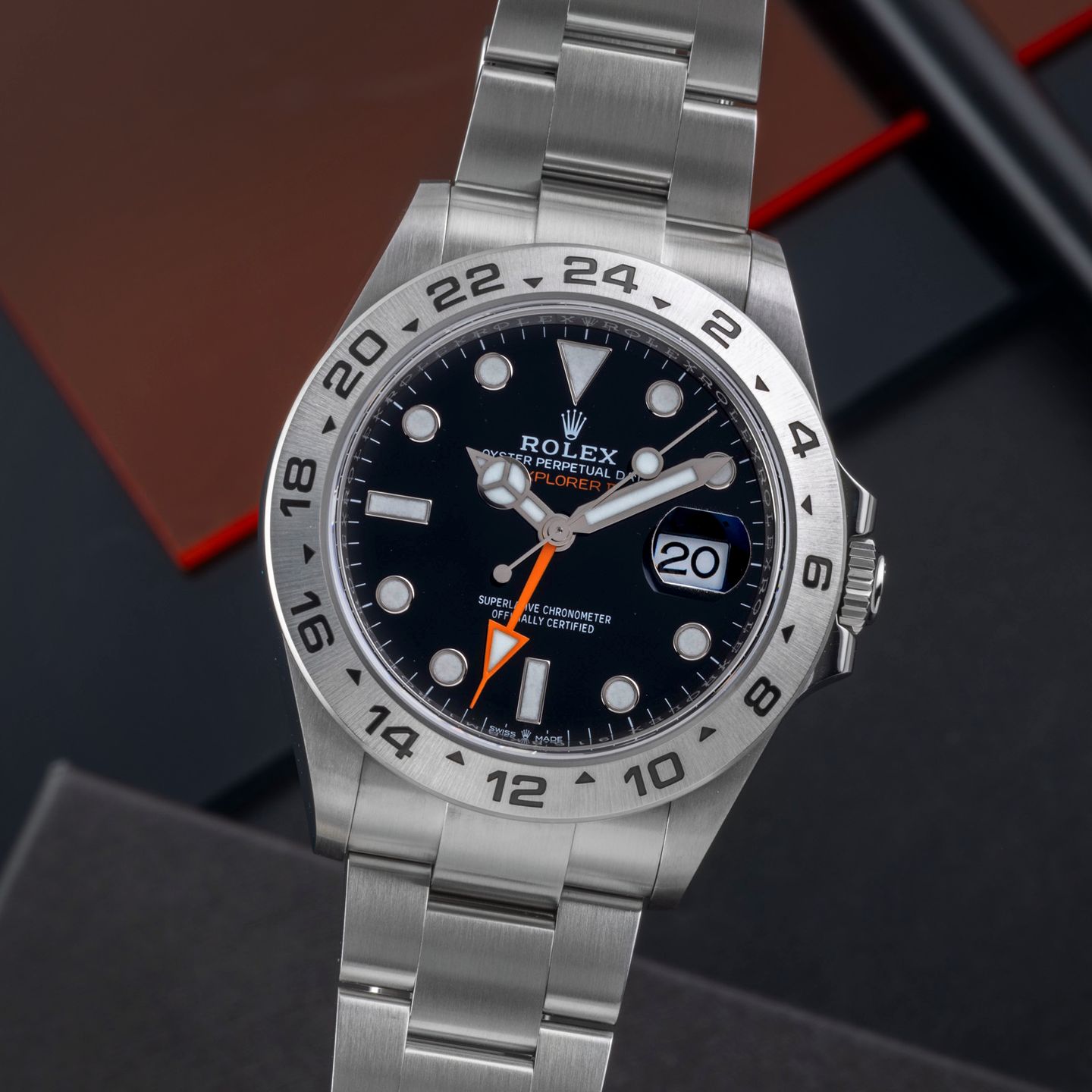 Rolex Explorer II 226570 (Unknown (random serial)) - 42 mm Steel case (3/8)