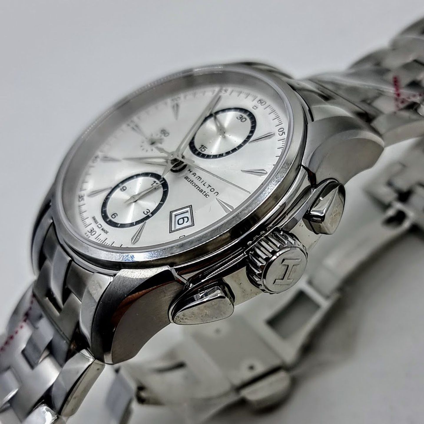Hamilton Jazzmaster Auto Chrono H32616153 (2025) - White dial 42 mm Steel case (3/8)