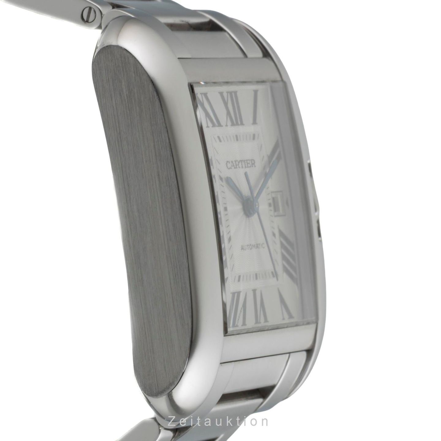 Cartier Tank Anglaise W5310009 (Onbekend (willekeurig serienummer)) - Zilver wijzerplaat 30mm Staal (6/8)