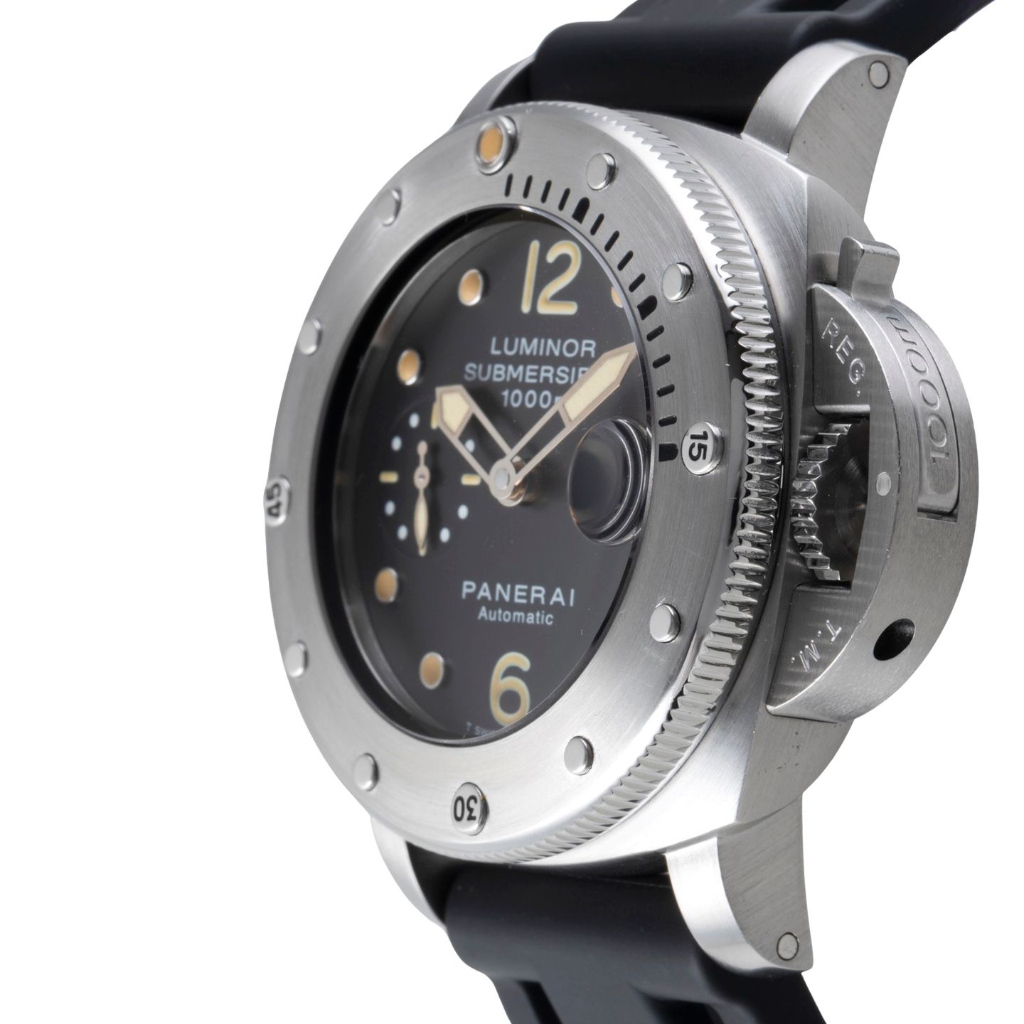 Panerai Luminor 1950 PAM00243 (2007) - Black dial 44 mm Steel case (6/8)
