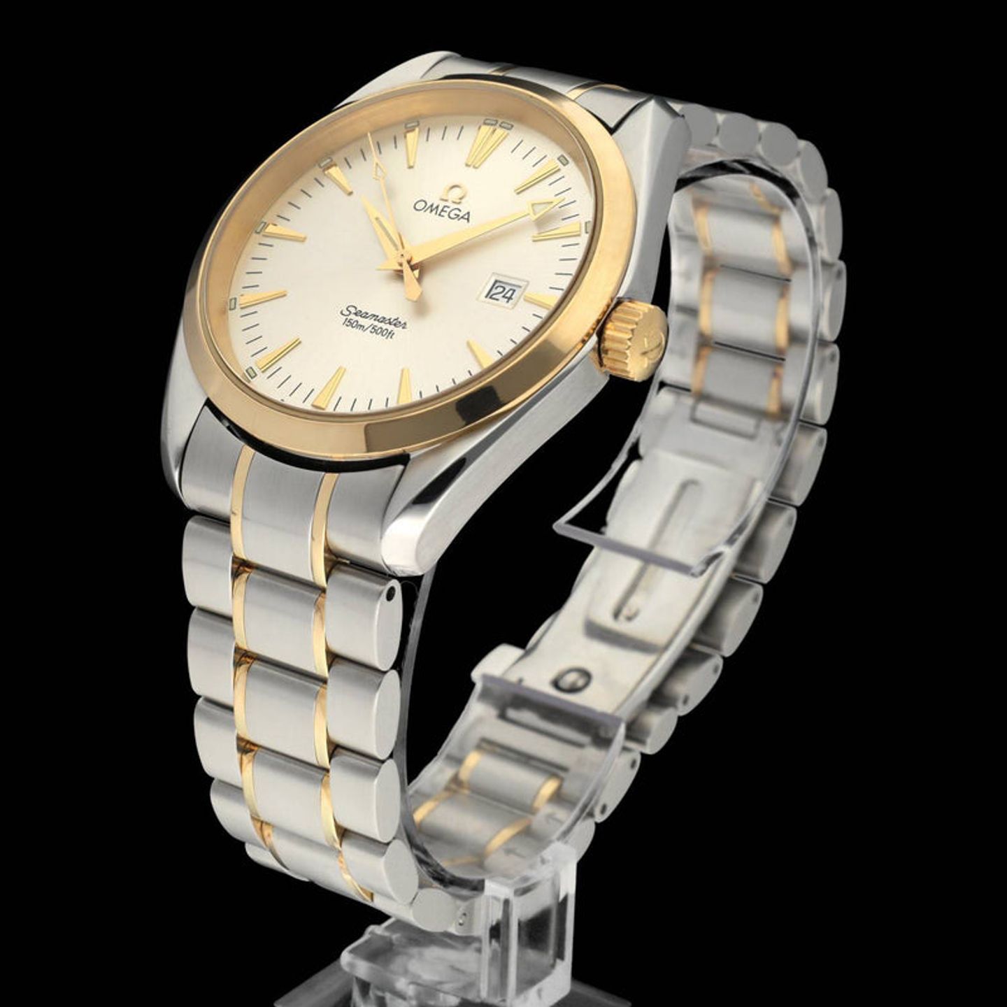 Omega Seamaster Aqua Terra 2317.30.00 (1998) - Silver dial 39 mm Gold/Steel case (5/7)