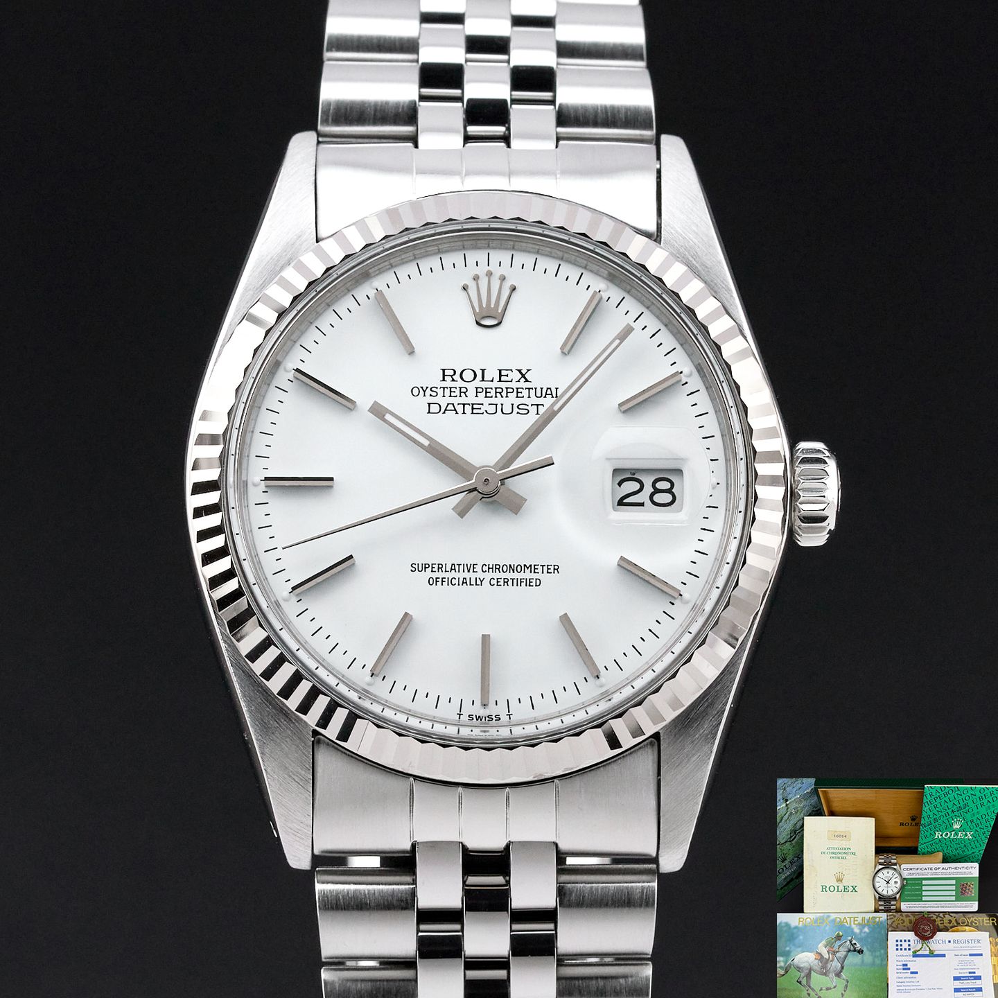 Rolex Datejust 36 16014 (Unknown (random serial)) - 36 mm Steel case (1/8)