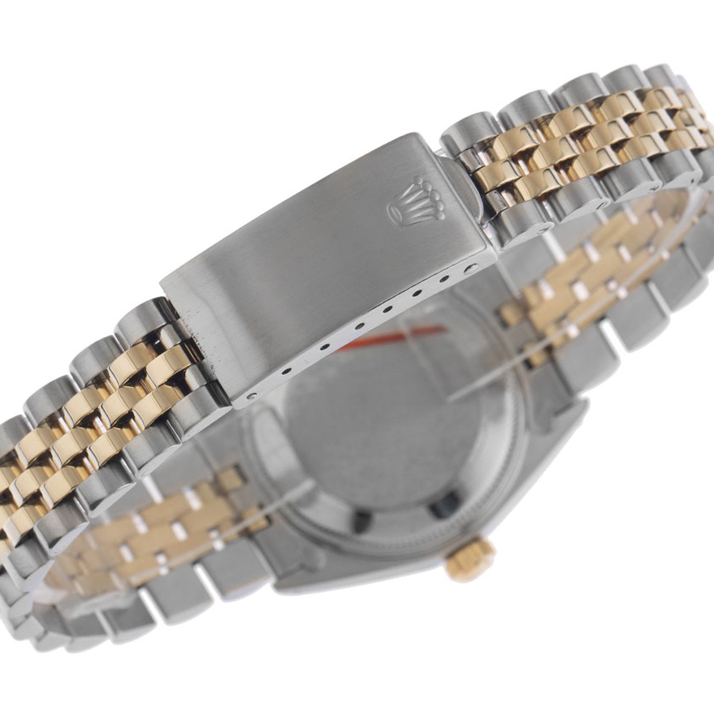 Rolex Datejust 31 68273 (1988) - Red dial 31 mm Gold/Steel case (7/8)