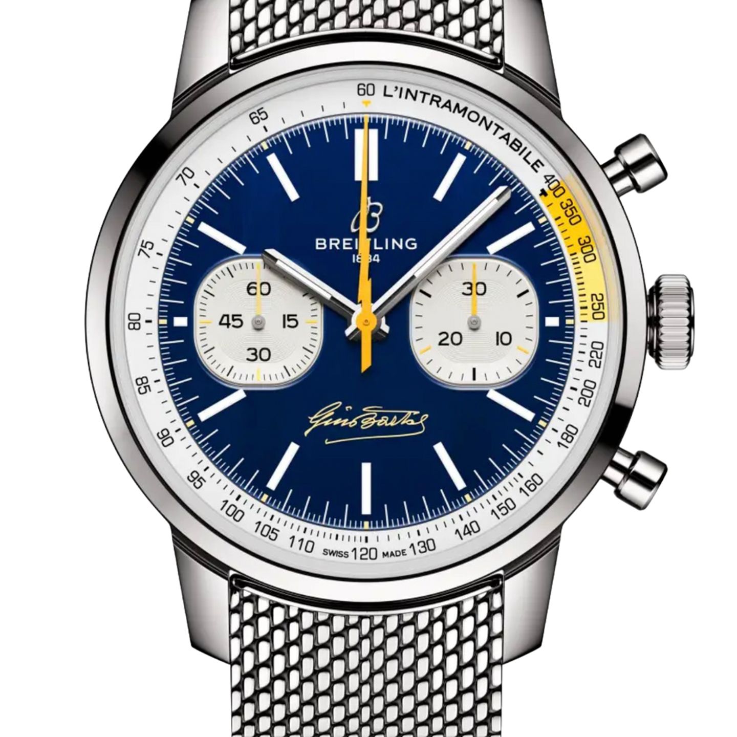 Breitling Top Time AB01767A1C1A1 (2025) - Blauw wijzerplaat 41mm Staal (1/1)