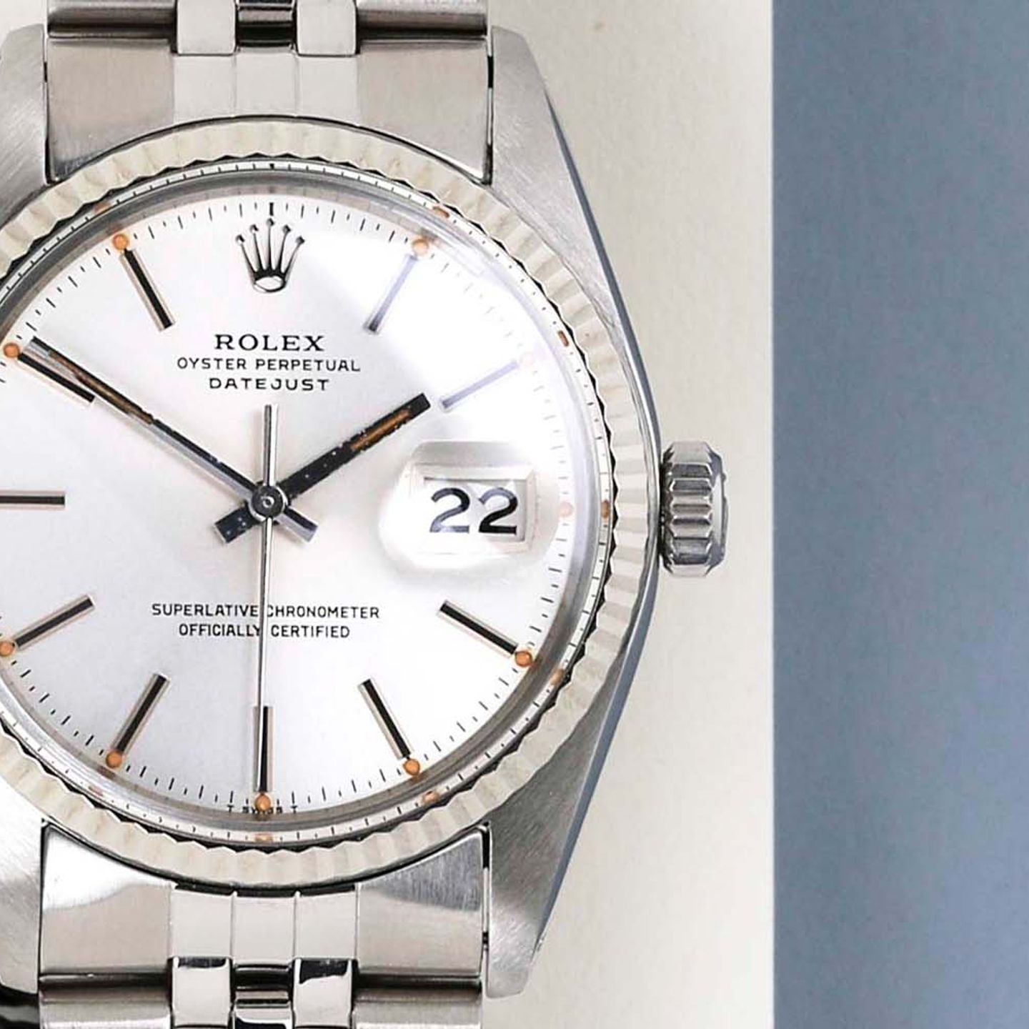 Rolex Datejust 36 16014 (1980) - Zilver wijzerplaat 36mm Staal (5/8)