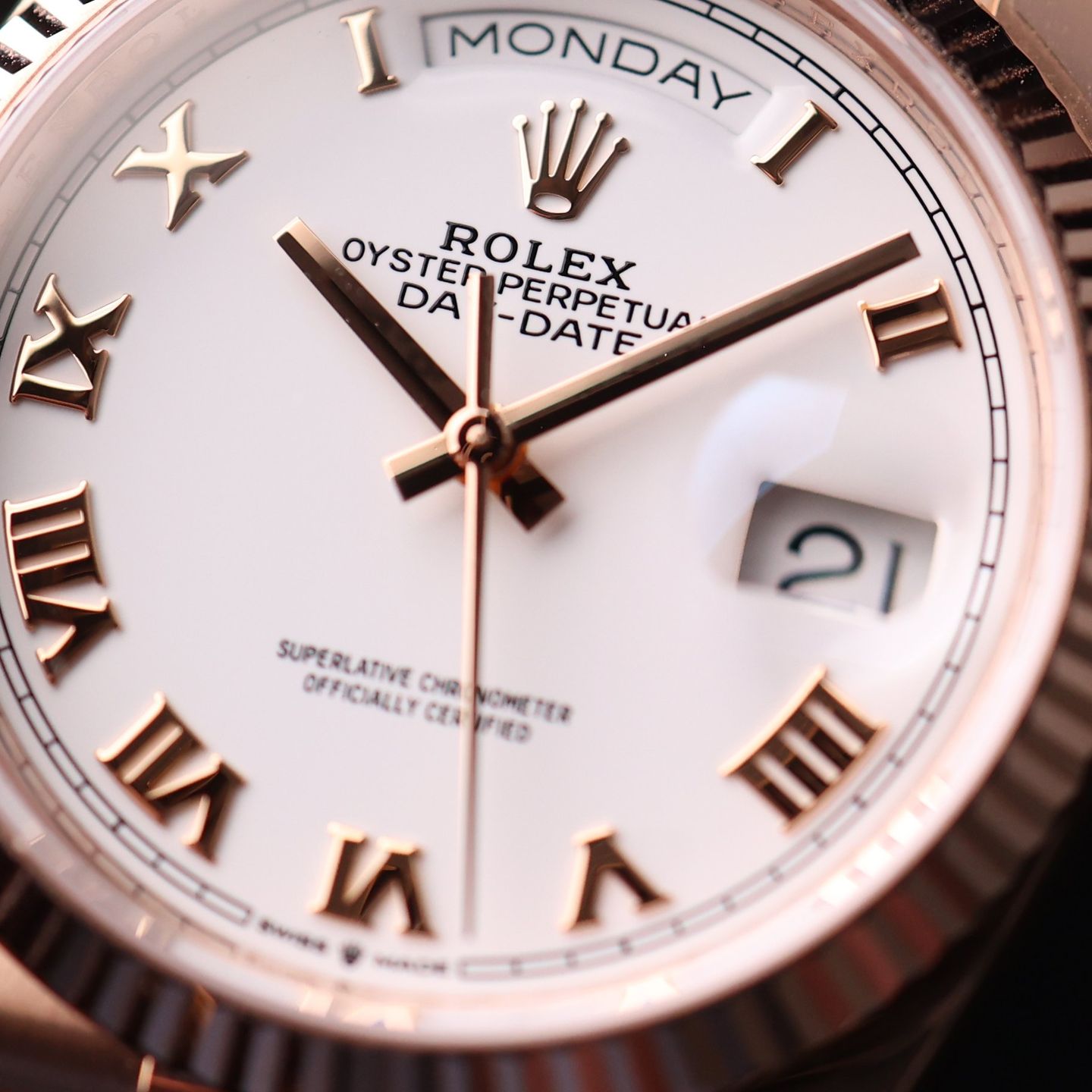 Rolex Day-Date 36 128235 (2021) - 36 mm Rose Gold case (5/6)