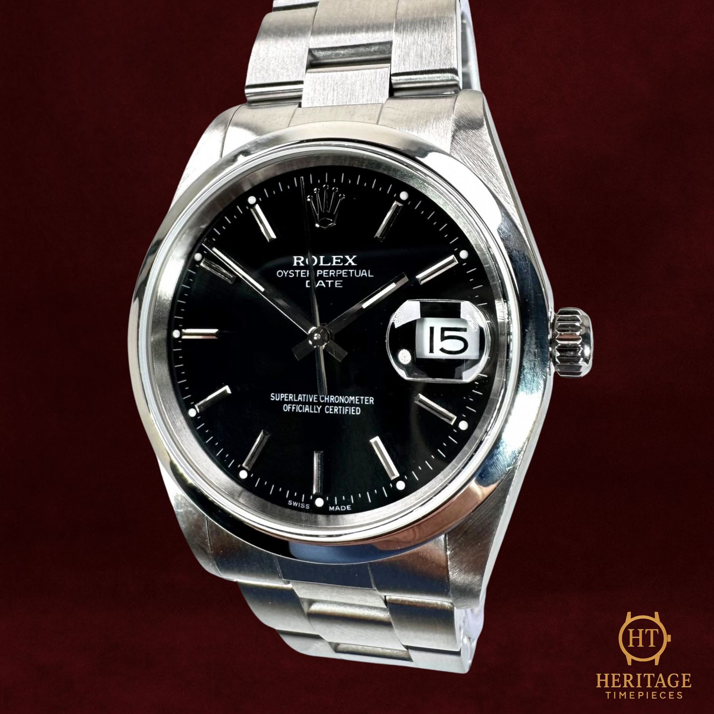 Rolex Oyster Perpetual Date 15200 (2007) - 34 mm Steel case (2/8)