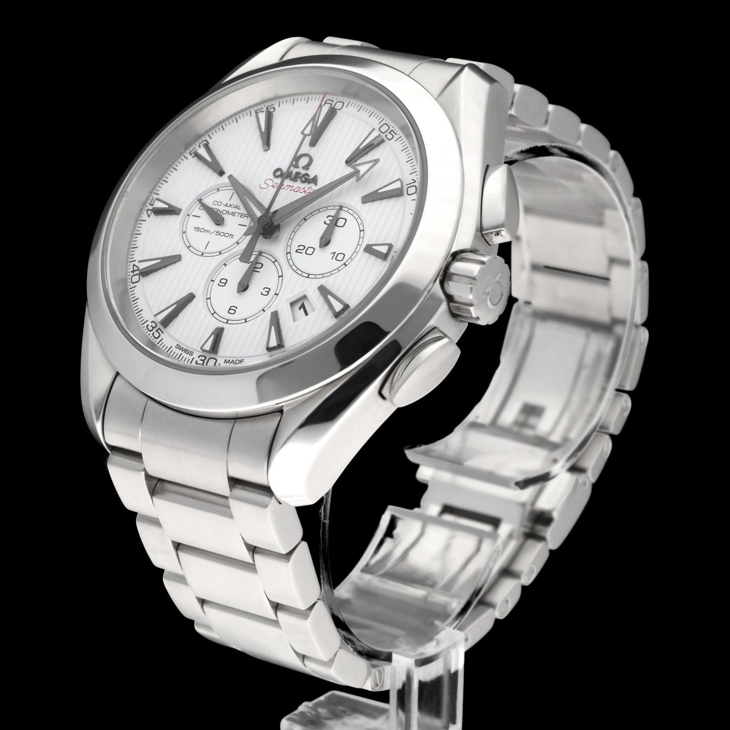 Omega Seamaster Aqua Terra 231.10.44.50.04.001 (2019) - White dial 44 mm Steel case (5/8)