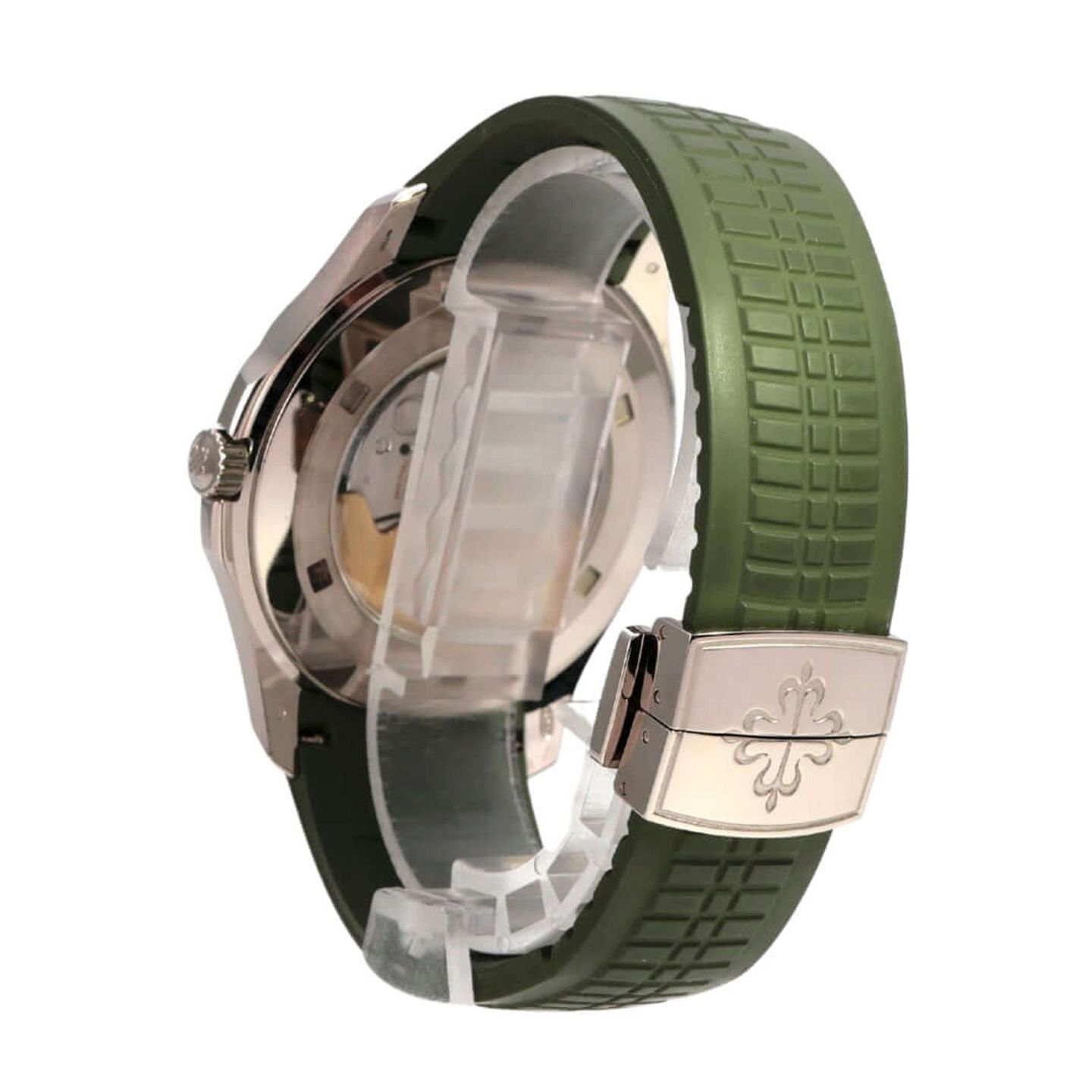 Patek Philippe Aquanaut 5168G-010 (2020) - Green dial 42 mm White Gold case (7/8)