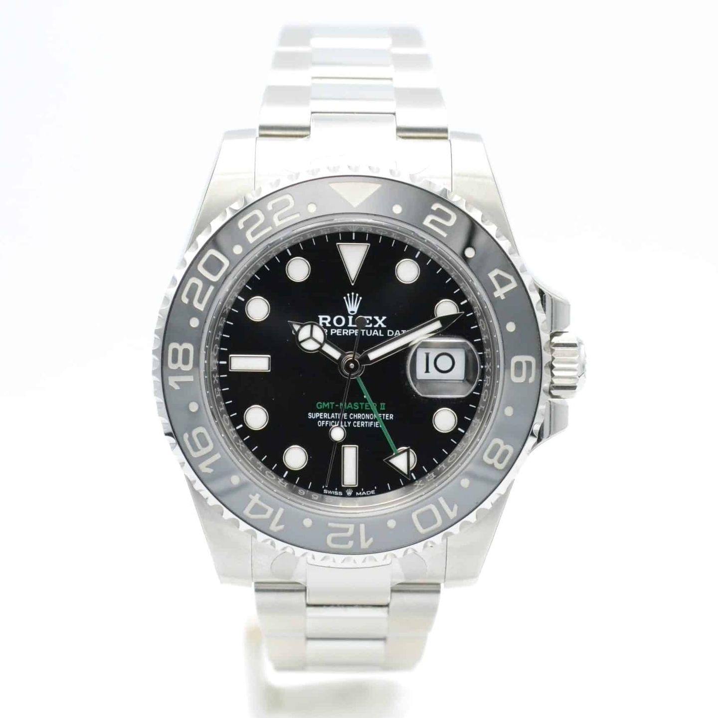 Rolex GMT-Master II 126710GRNR (2024) - Zwart wijzerplaat 40mm Staal (1/7)