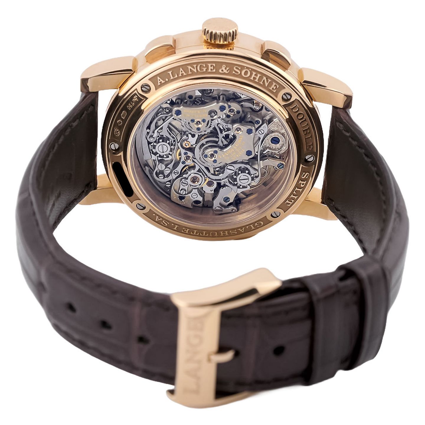 A. Lange & Söhne Double Split 404.032 (2016) - Silver dial 43 mm Rose Gold case (6/8)