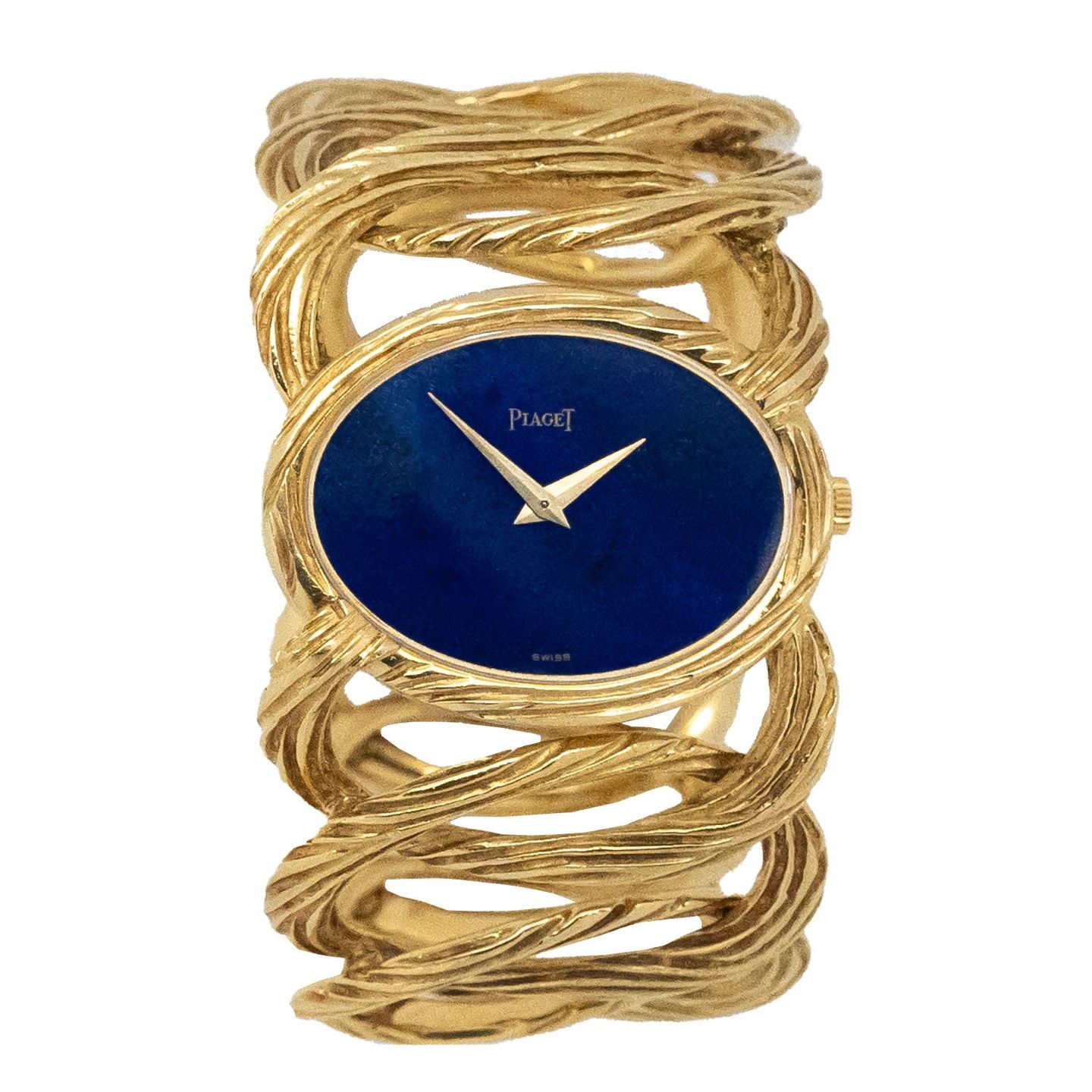 Piaget Limelight 985265 (Unknown (random serial)) - Blue dial Unknown Yellow Gold case (1/4)