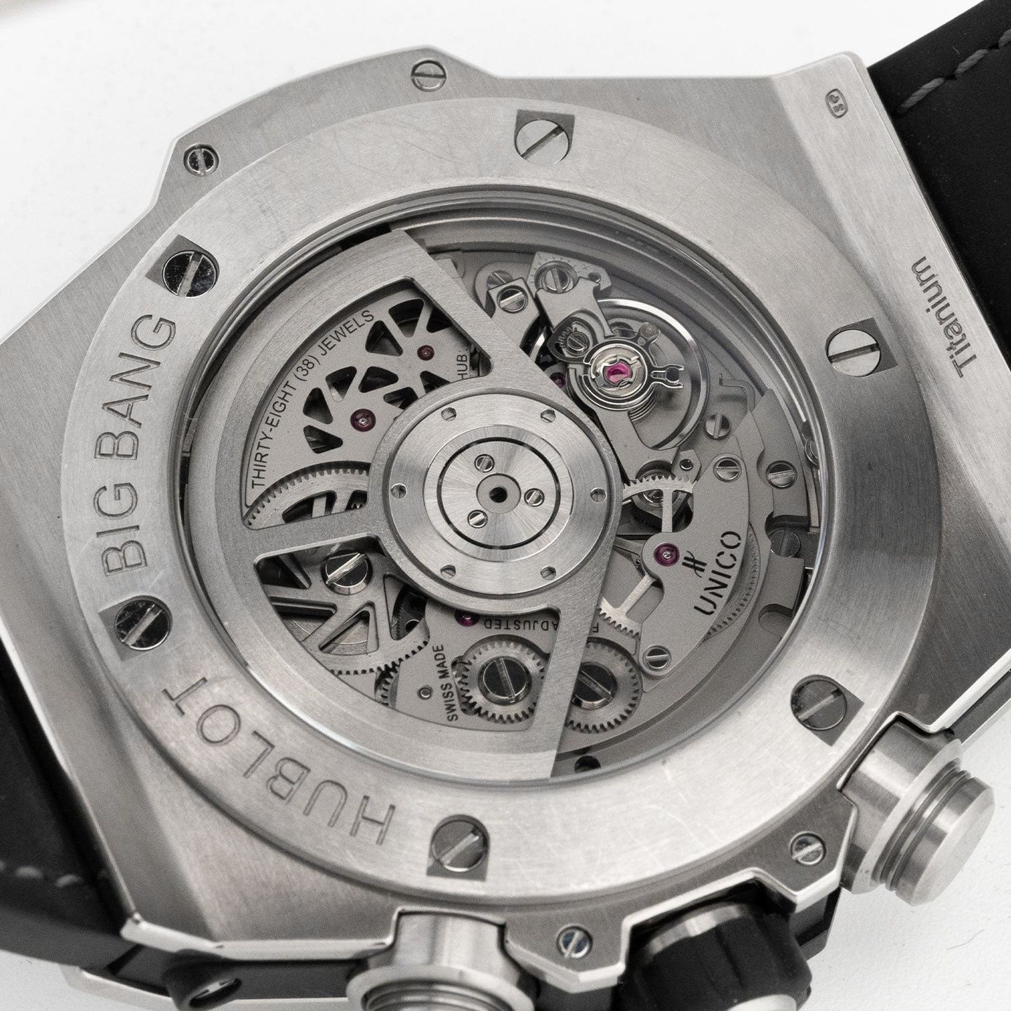 Hublot Big Bang Unico 411.NX.1170.RX (2019) - Transparent dial 46 mm Titanium case (5/6)