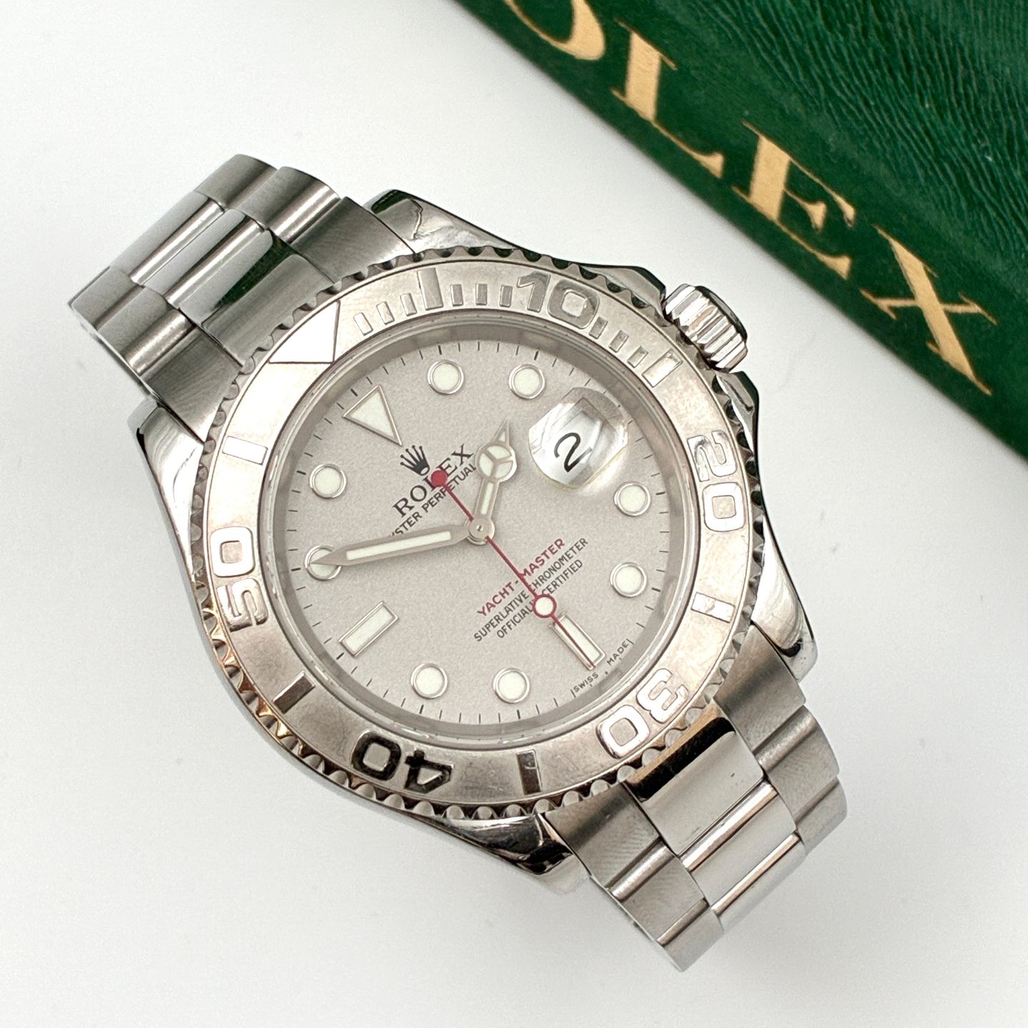 Rolex Yacht-Master 40 16622 (2002) - Silver dial 40 mm Steel case (1/7)