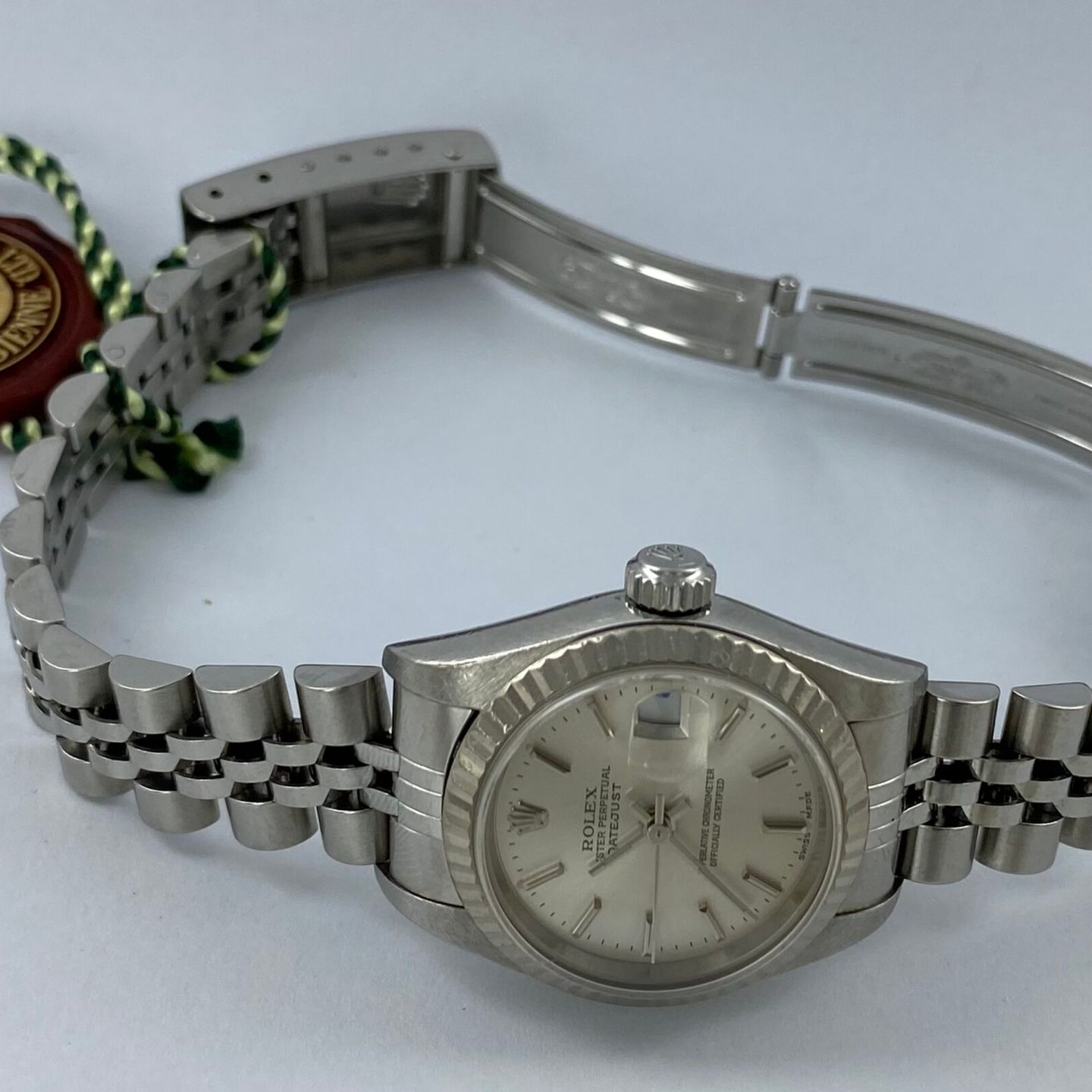Rolex Lady-Datejust - (Unknown (random serial)) - Silver dial 43 mm Steel case (2/7)