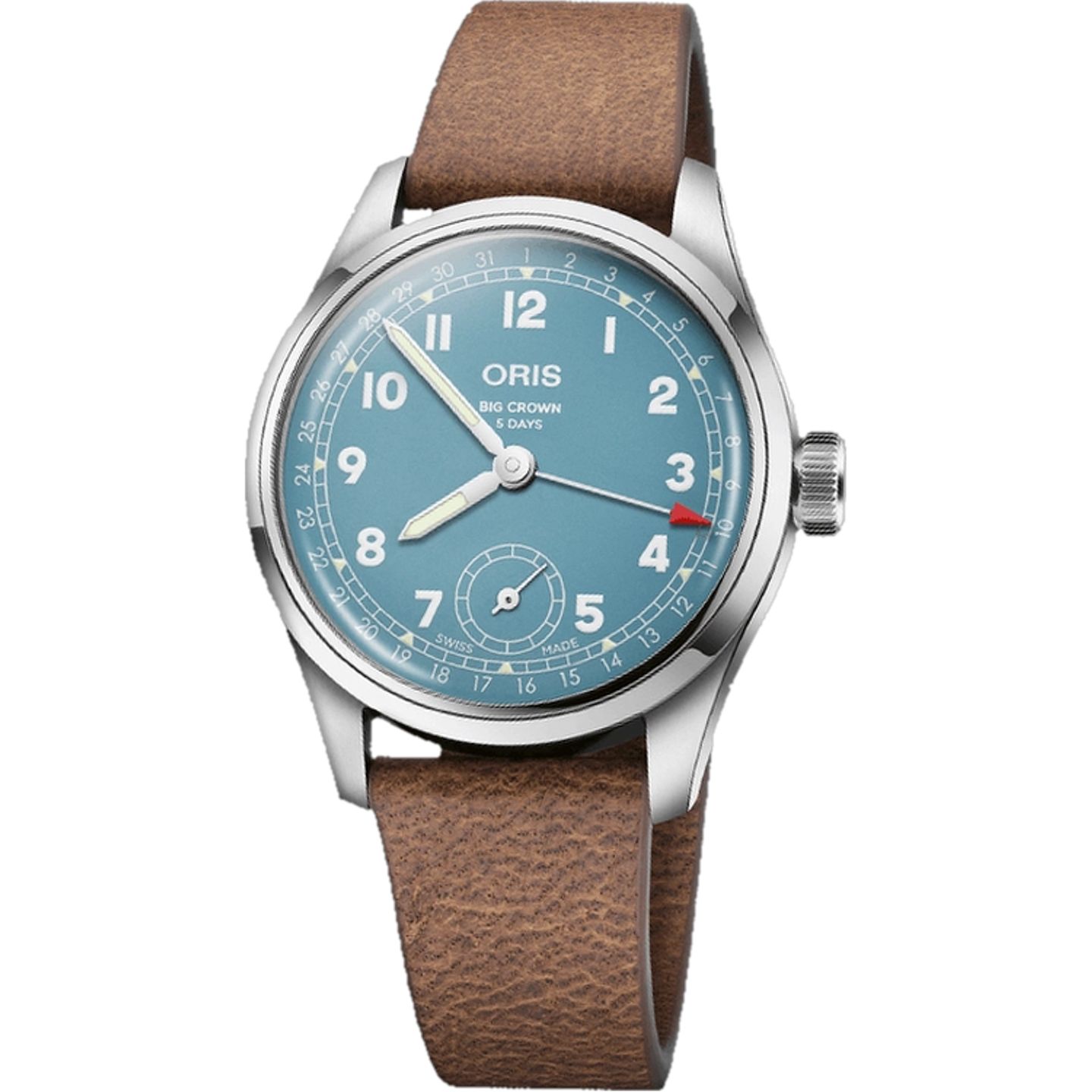 Oris Big Crown 01 473 7786 4065 07 5 19 22FC (2026) - Blauw wijzerplaat 38mm Staal (1/1)