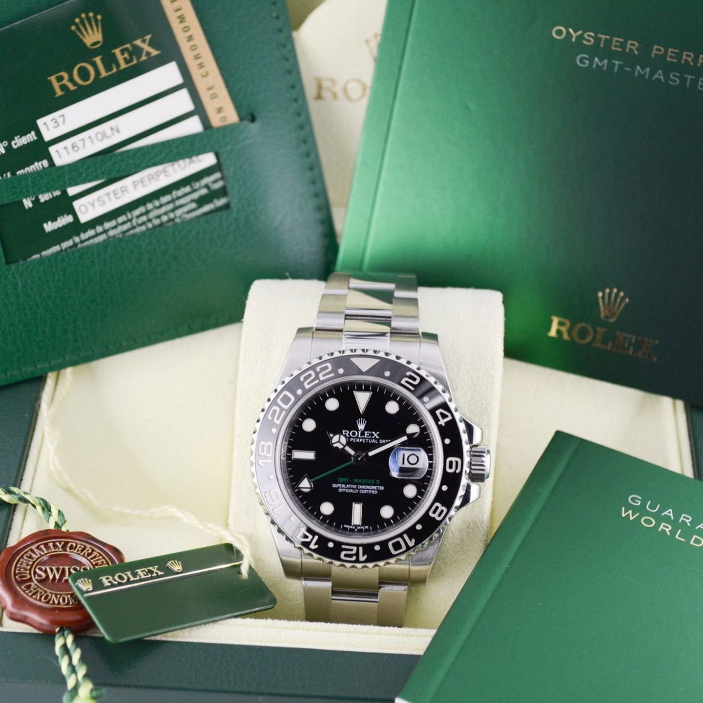 Rolex GMT-Master II 116710LN (2014) - Black dial 40 mm Steel case (7/7)