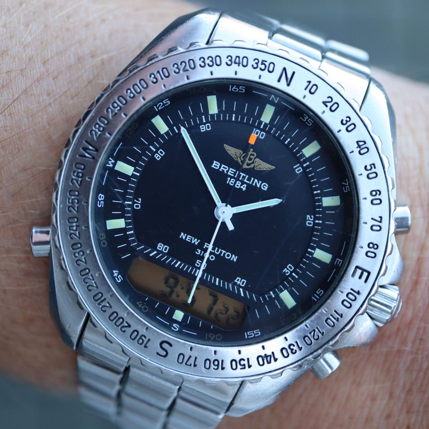 Breitling Pluton A51038 (1994) - 41 mm Steel case (1/8)