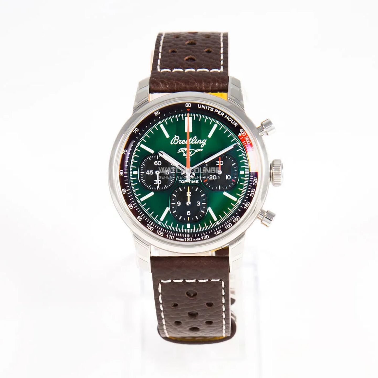 Breitling Top Time AB01762A1L1X1 (2025) - Green dial 41 mm Steel case (3/8)