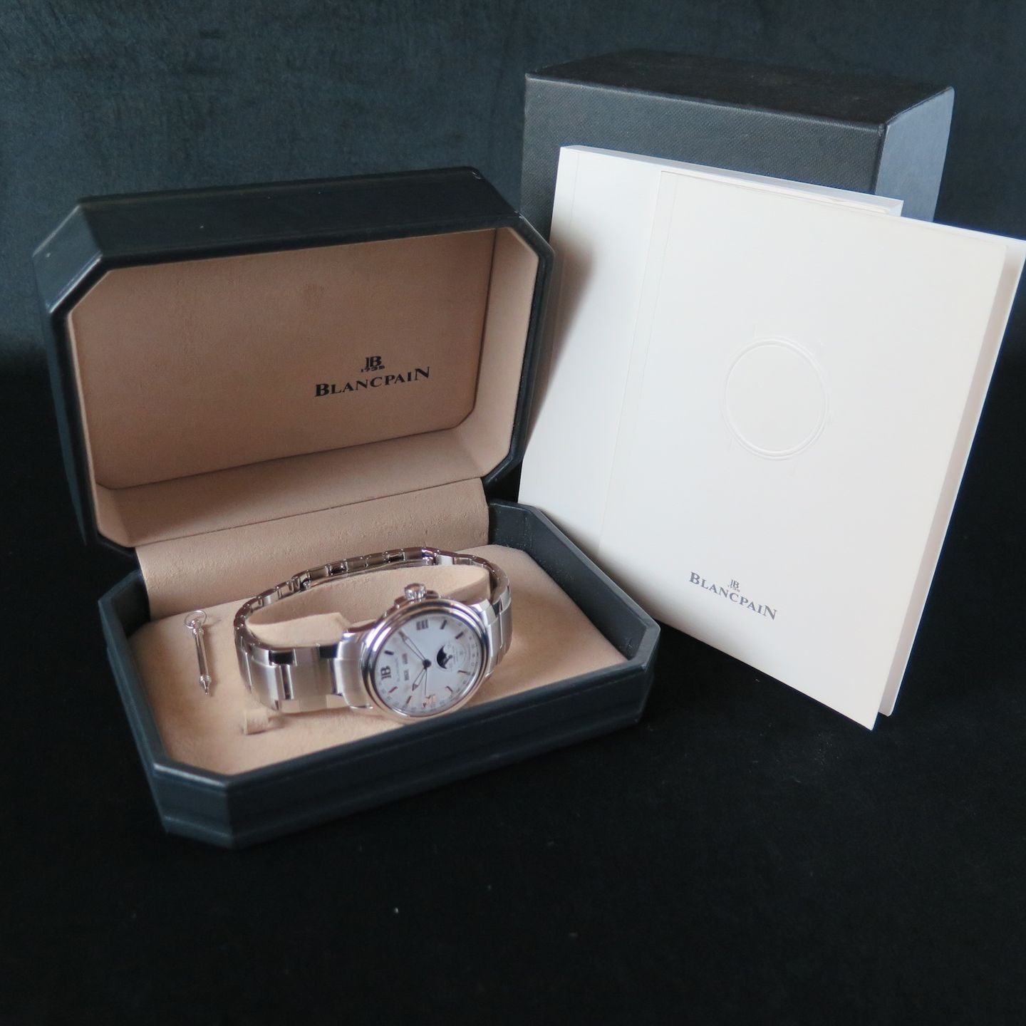 Blancpain Léman 2763-1127 (1997) - White dial 38 mm Steel case (8/8)