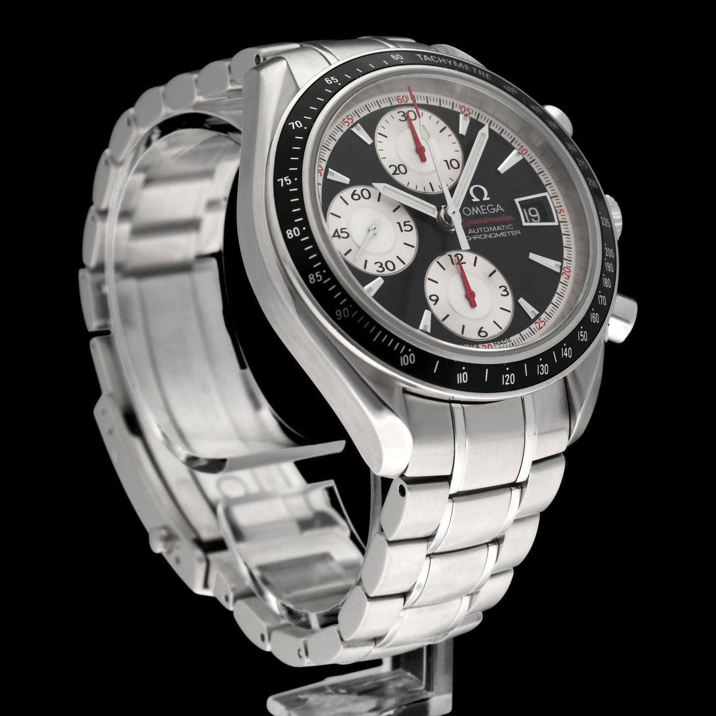 Omega Speedmaster Date 3210.51.00 (2008) - Black dial 40 mm Steel case (6/8)