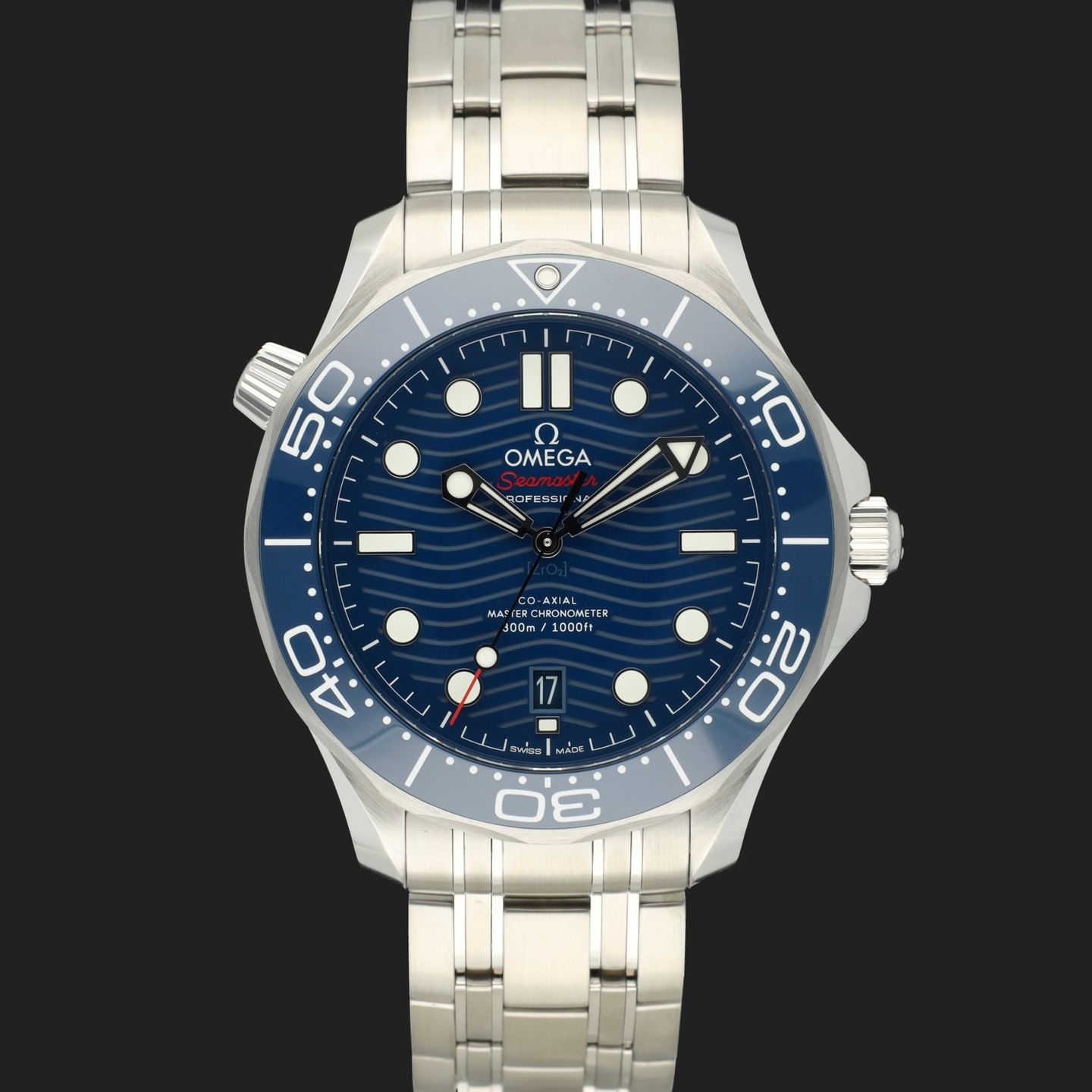 Omega Seamaster Diver 300 M 210.30.42.20.03.001 (2024) - Blue dial 42 mm Steel case (3/8)