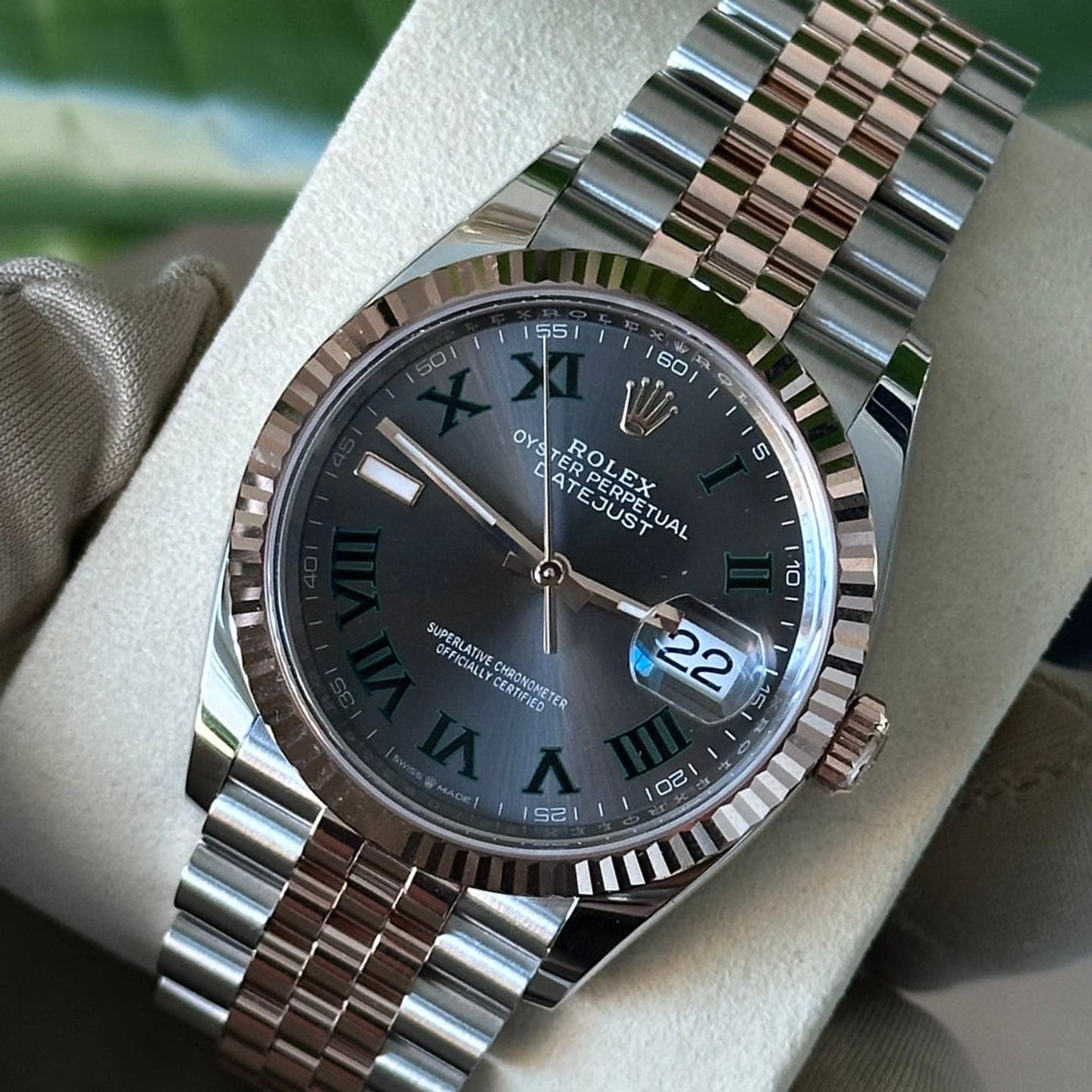 Rolex Datejust 36 126231 (2025) - Grijs wijzerplaat 36mm Goud/Staal (1/3)