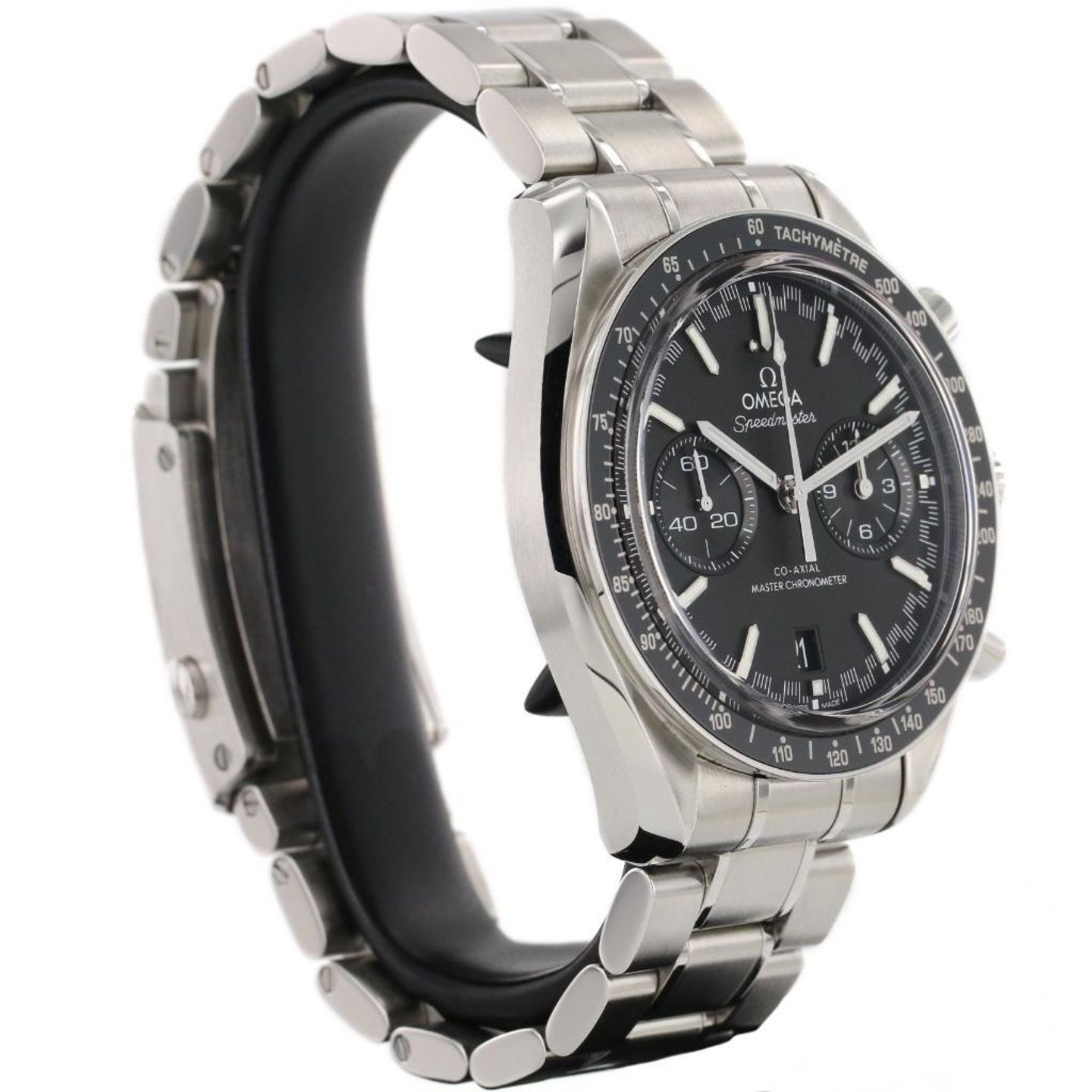 Omega Speedmaster Racing 329.30.44.51.01.001 (2019) - Zwart wijzerplaat 44mm Staal (3/8)