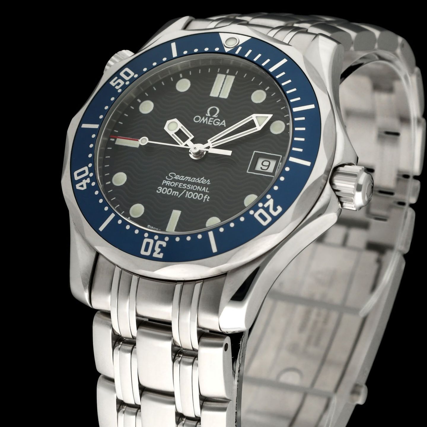 Omega Seamaster Diver 300 M 2561.80.00 (2010) - Blue dial 36 mm Steel case (7/8)