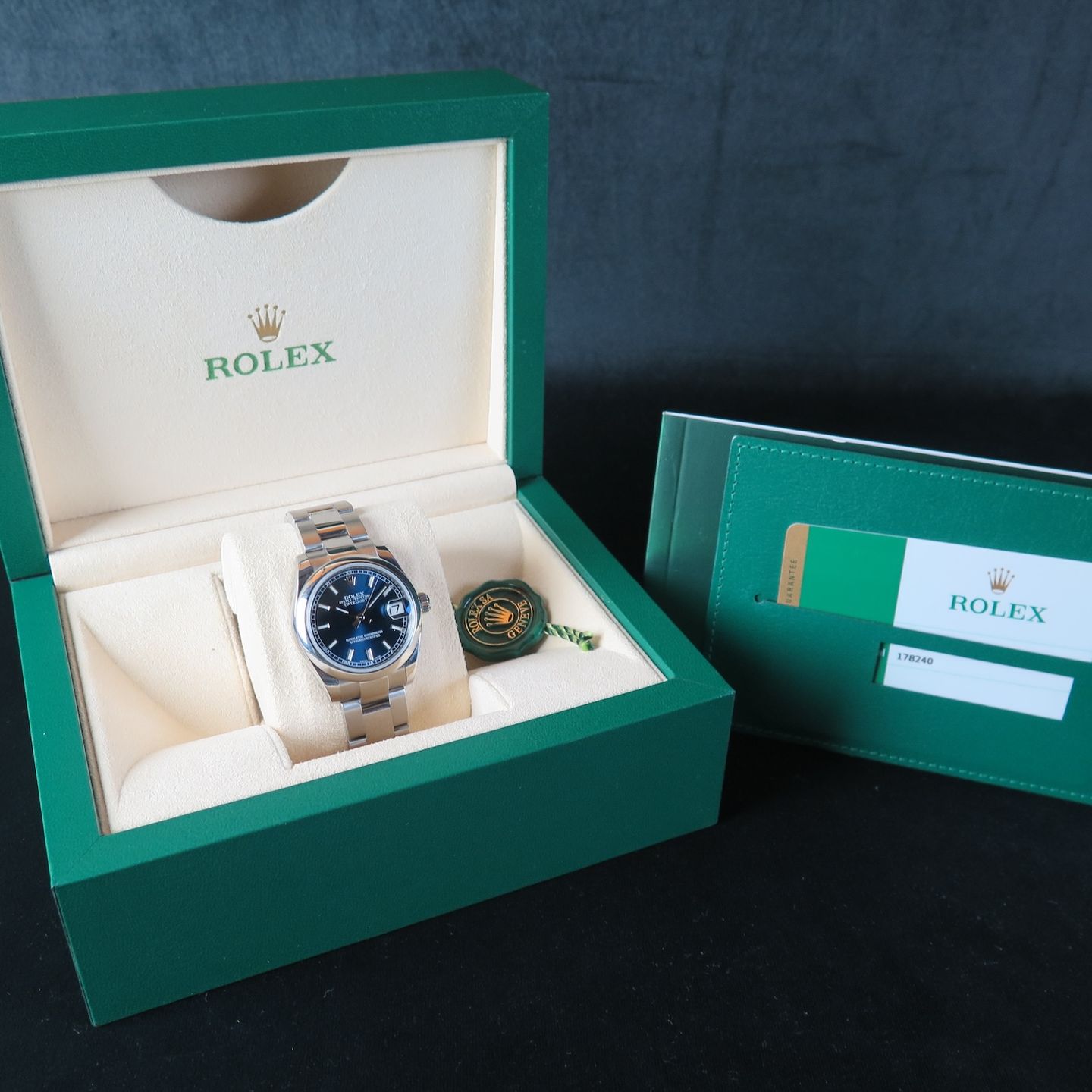 Rolex Datejust 31 178240 (2018) - Blauw wijzerplaat 31mm Staal (8/8)