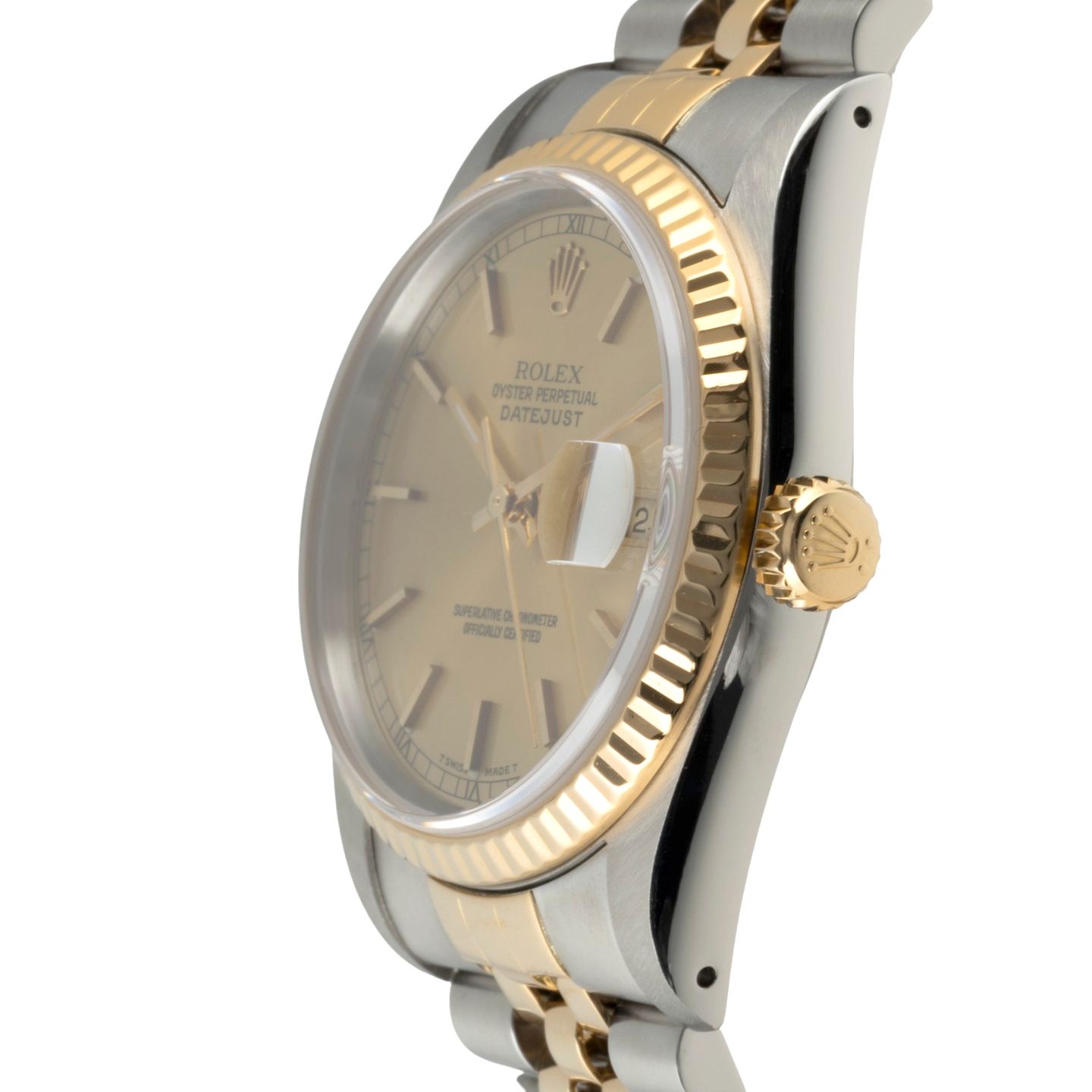 Rolex Datejust 36 16233 (1990) - 36mm Goud/Staal (6/8)