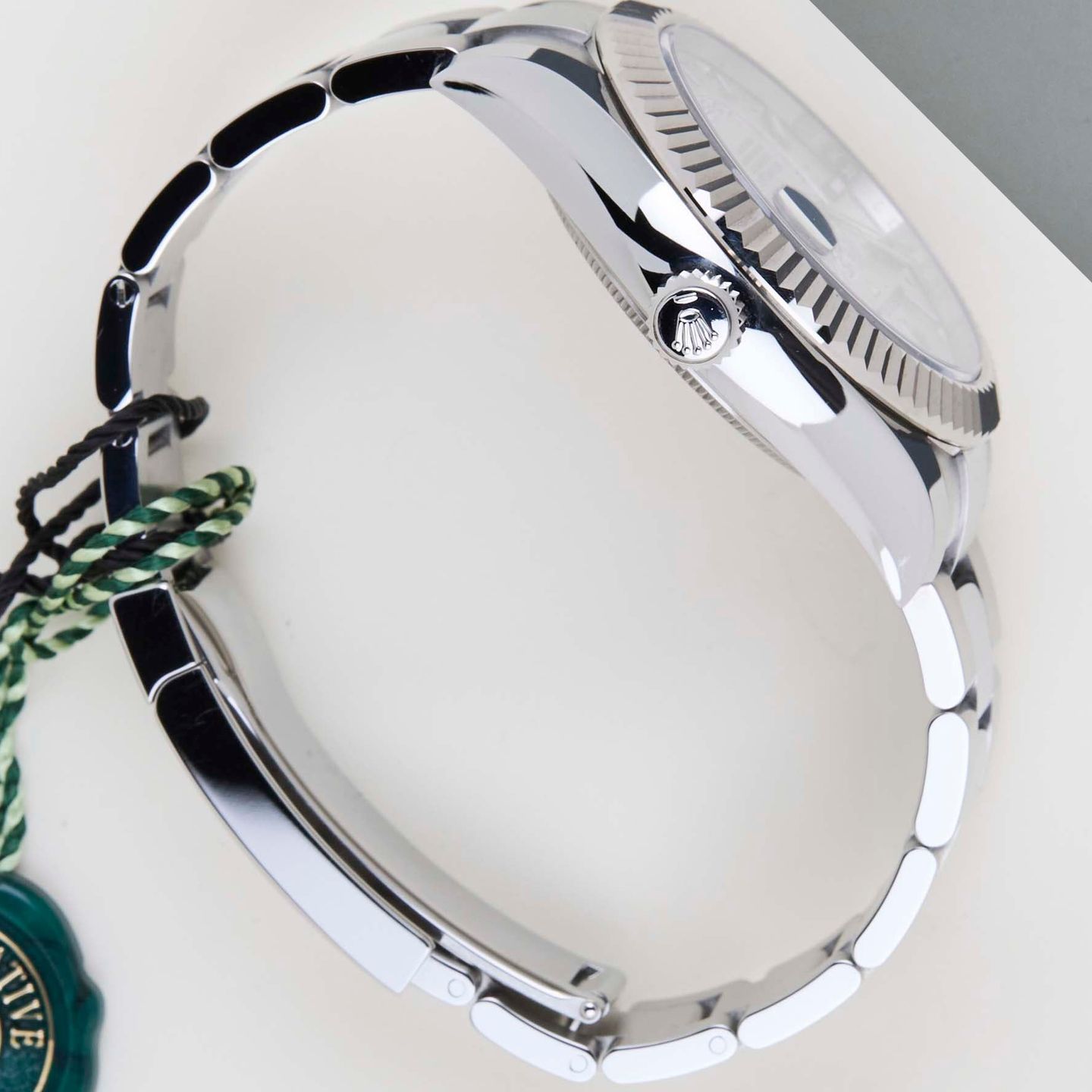 Rolex Sky-Dweller 336934 (2024) - White dial 42 mm Gold/Steel case (7/8)