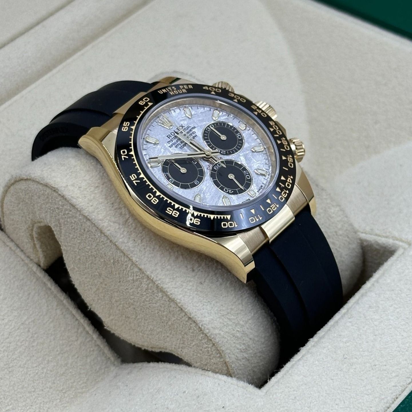 Rolex Daytona 116518LN (2023) - Wit wijzerplaat 40mm Geelgoud (7/8)