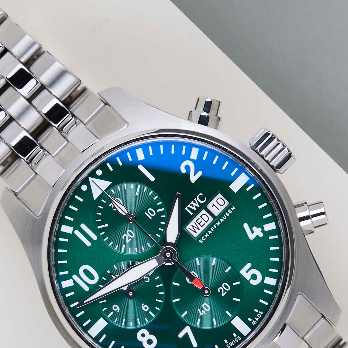 IWC Pilot Chronograph IW388104 (2026) - Blauw wijzerplaat 41mm Staal (3/8)