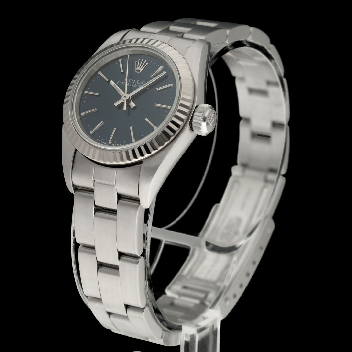 Rolex Oyster Perpetual 67194 (1999) - 26mm Staal (5/8)