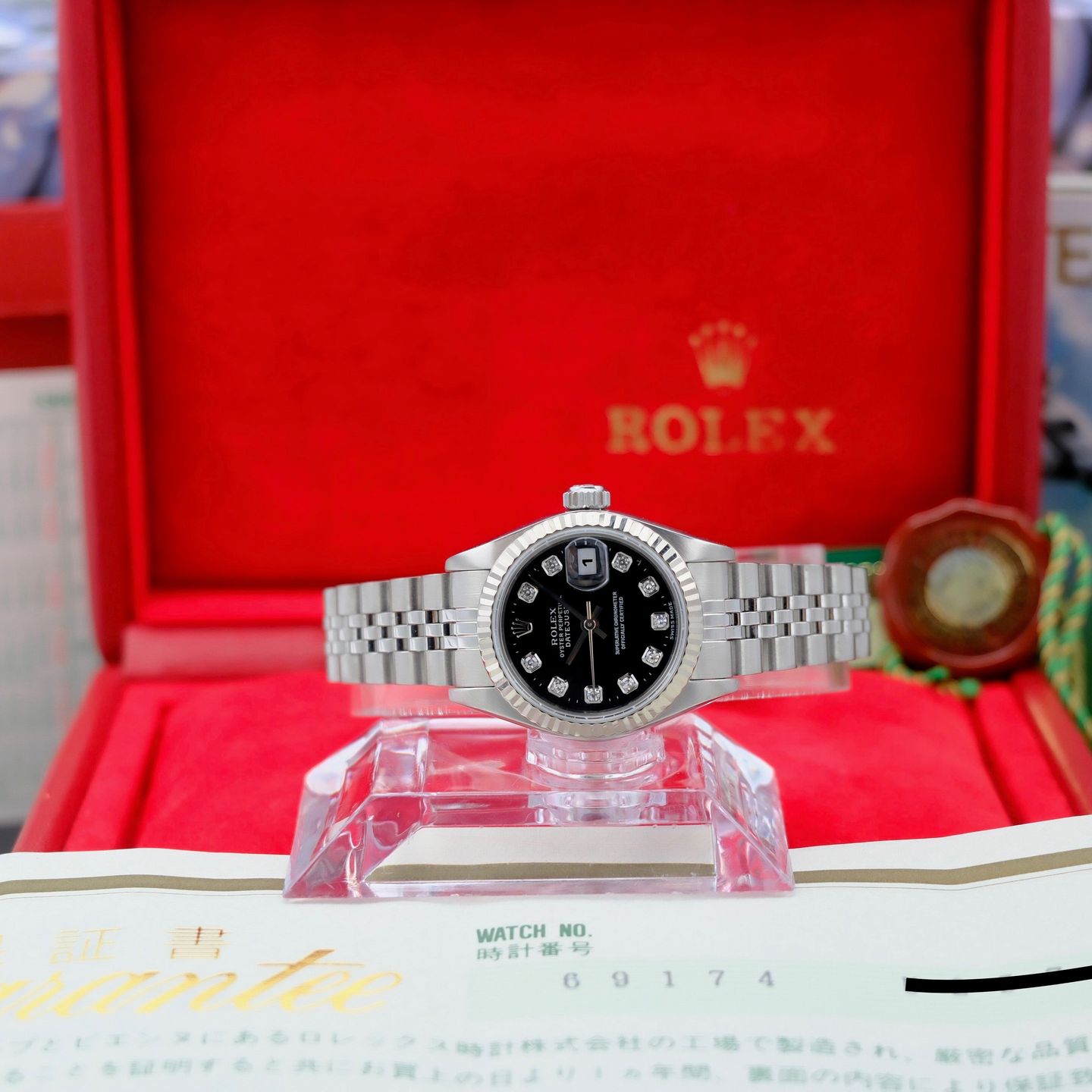 Rolex Lady-Datejust 69174 (2003) - 26 mm Steel case (3/8)