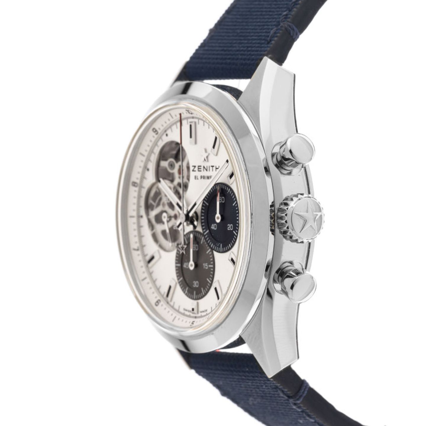 Zenith El Primero Chronomaster 03.3300.3604/69.C823 (2024) - Zilver wijzerplaat 40mm Staal (3/6)