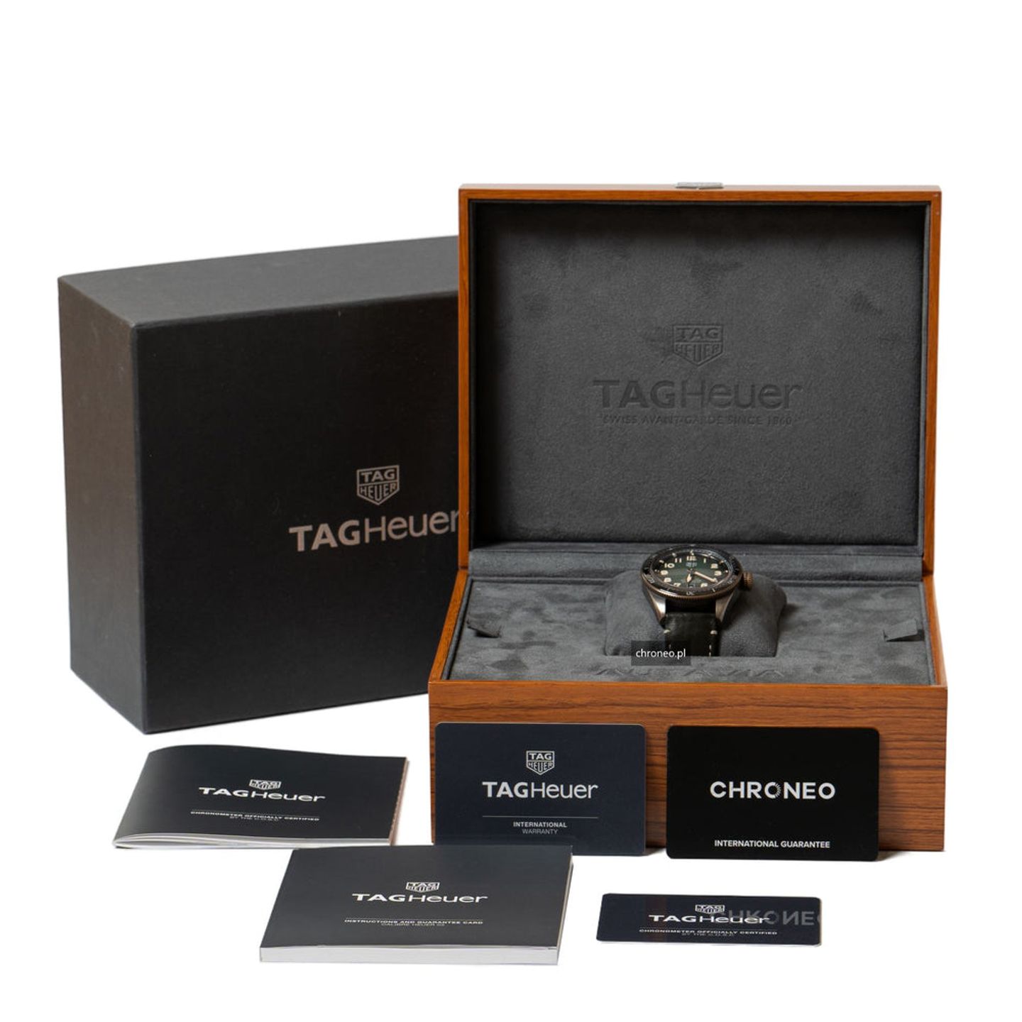 TAG Heuer Autavia WBE5190.FC8268 (2020) - Green dial 42 mm Bronze case (6/8)
