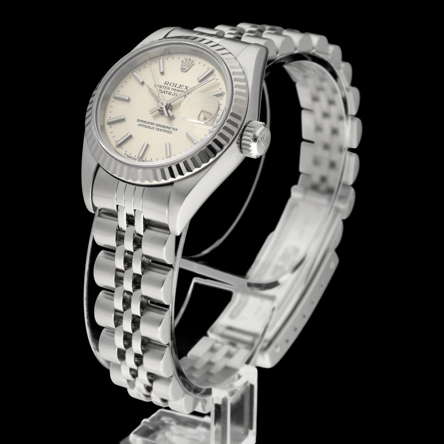 Rolex Lady-Datejust 69174 (1995) - 26mm Staal (4/7)