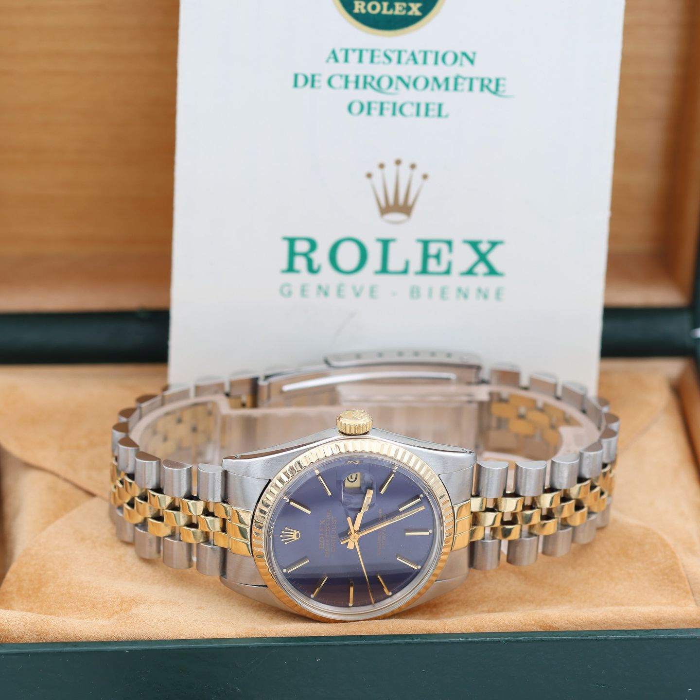 Rolex Datejust 36 16013 (Unknown (random serial)) - 36 mm Gold/Steel case (1/8)