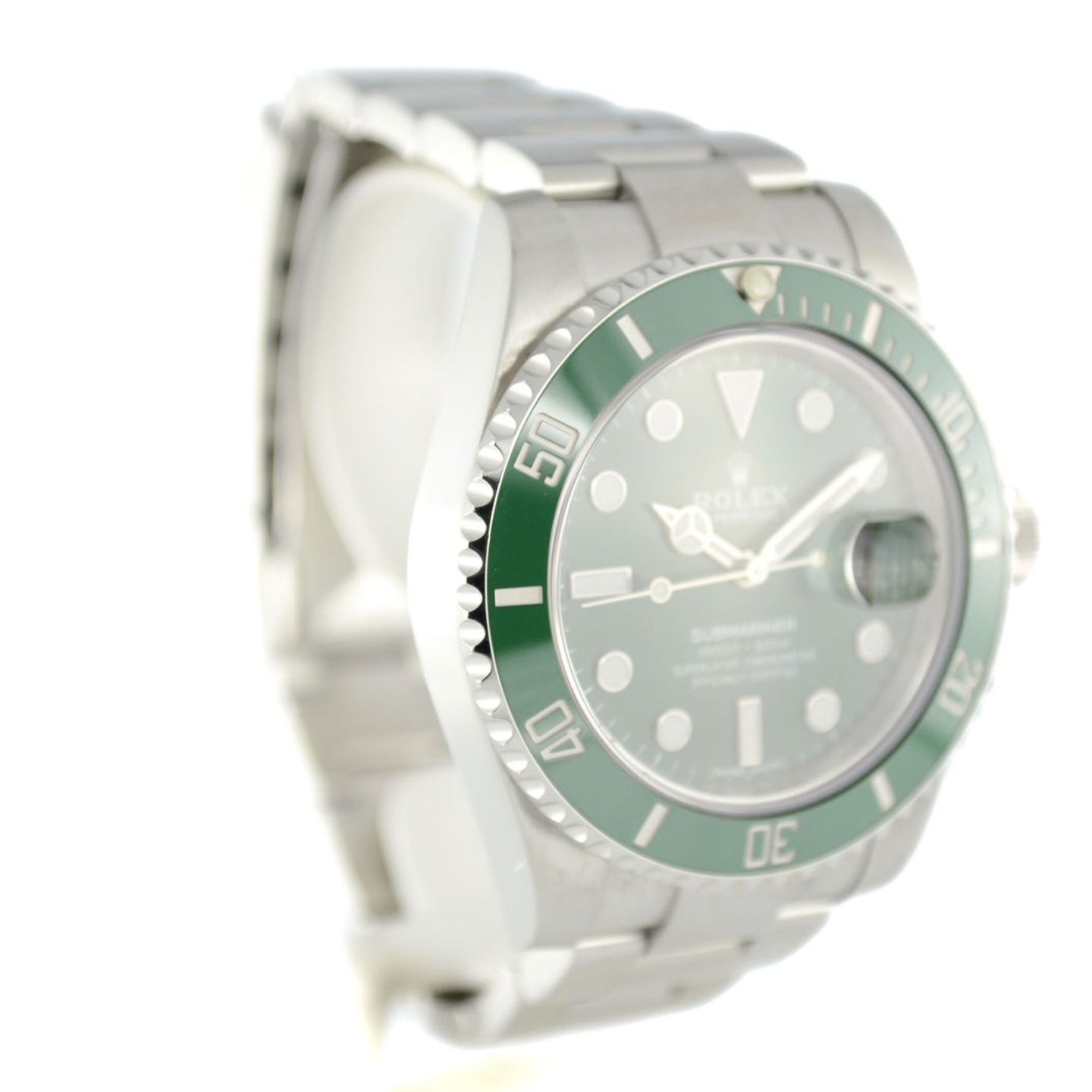 Rolex Submariner Date 116610LV (2018) - Green dial 40 mm Steel case (6/7)