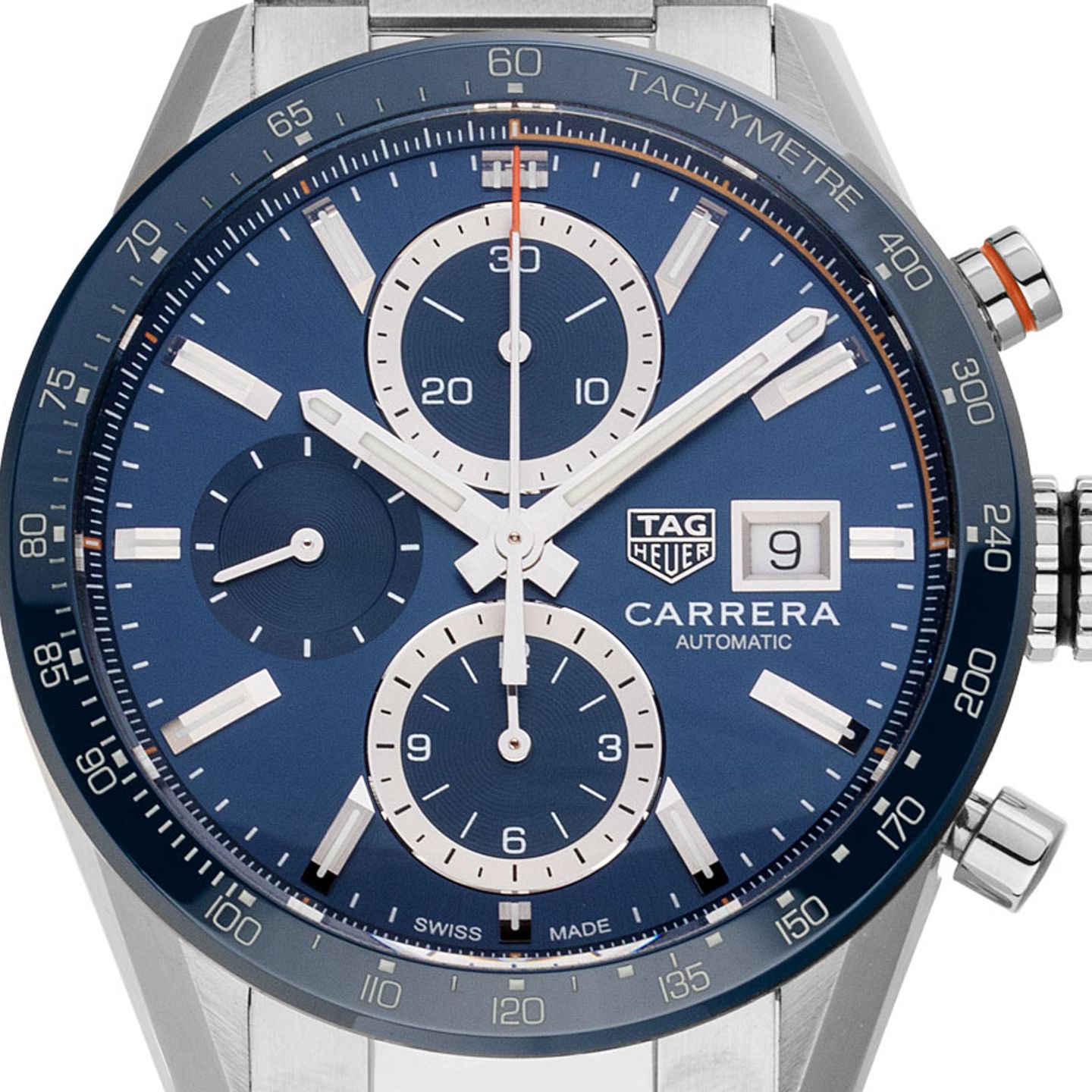 TAG Heuer Carrera Calibre 16 CBM2112.BA0651 (2024) - Blue dial 41 mm Steel case (1/7)