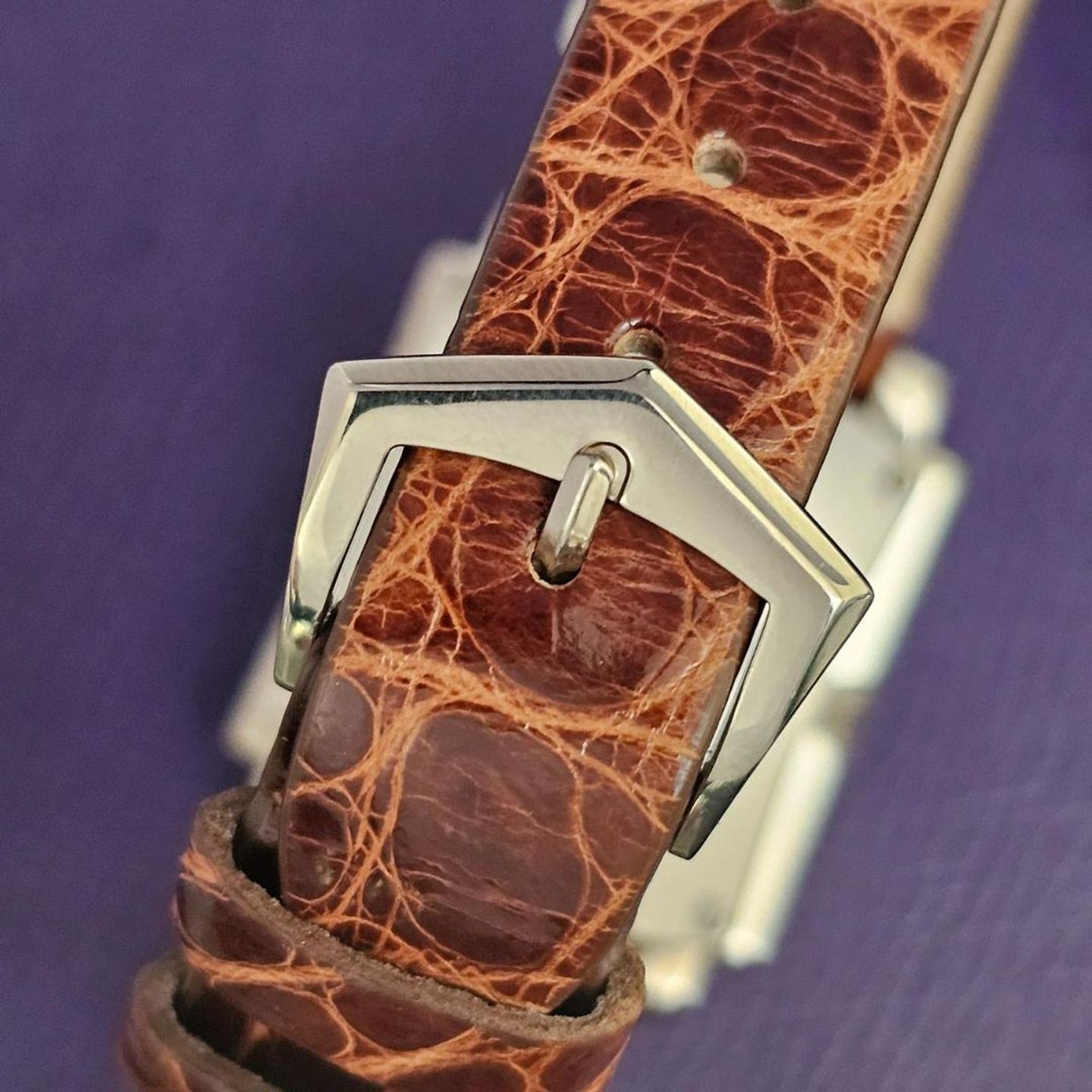 Patek Philippe Gondolo 5024G (1999) - Pink dial 30 mm White Gold case (4/4)