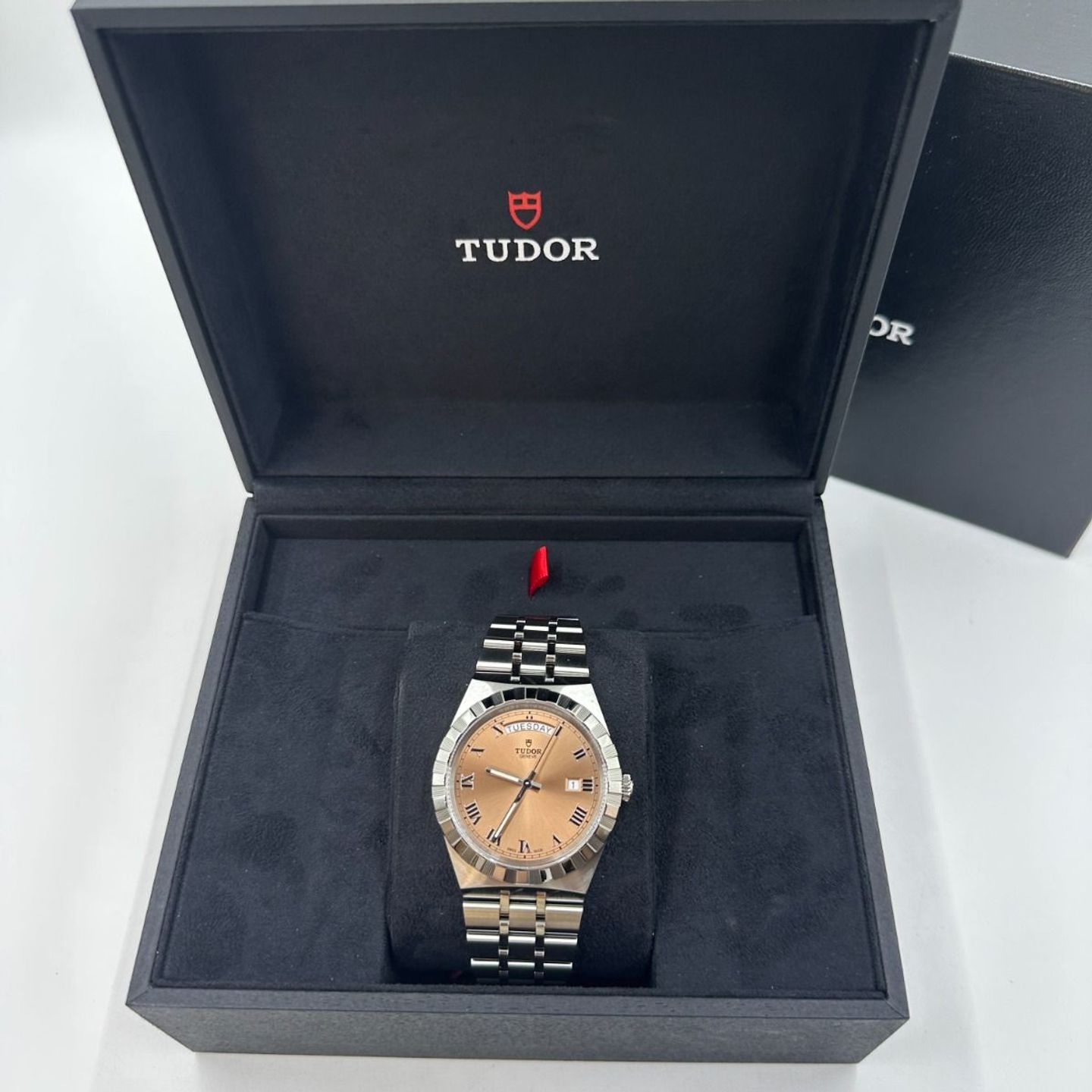 Tudor Royal 28600-0009 (2023) - Roze wijzerplaat 41mm Staal (5/8)