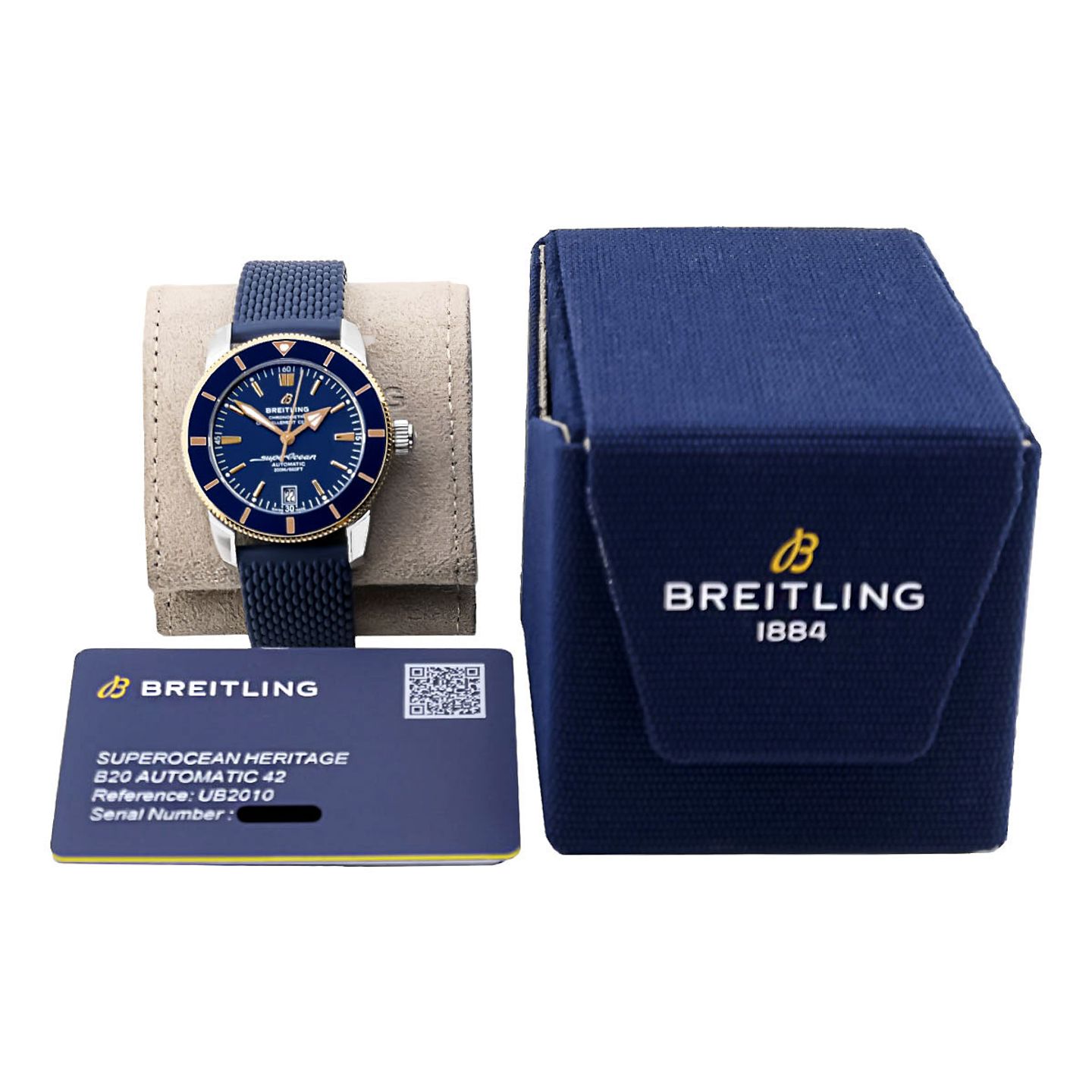 Breitling Superocean Heritage UB2010161C1S1 (2025) - Blauw wijzerplaat 42mm Staal (8/8)